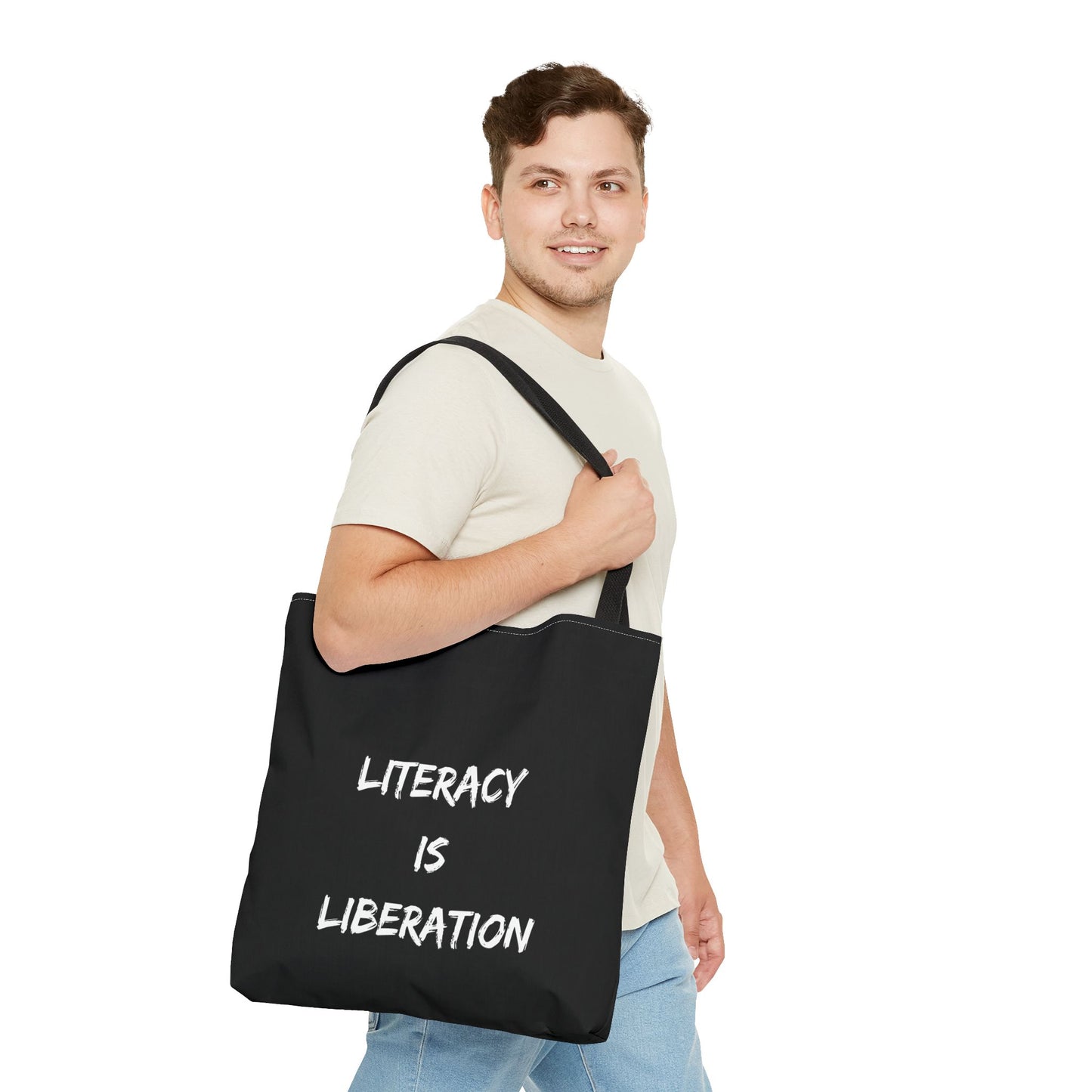 Black Literacy Tote Bag