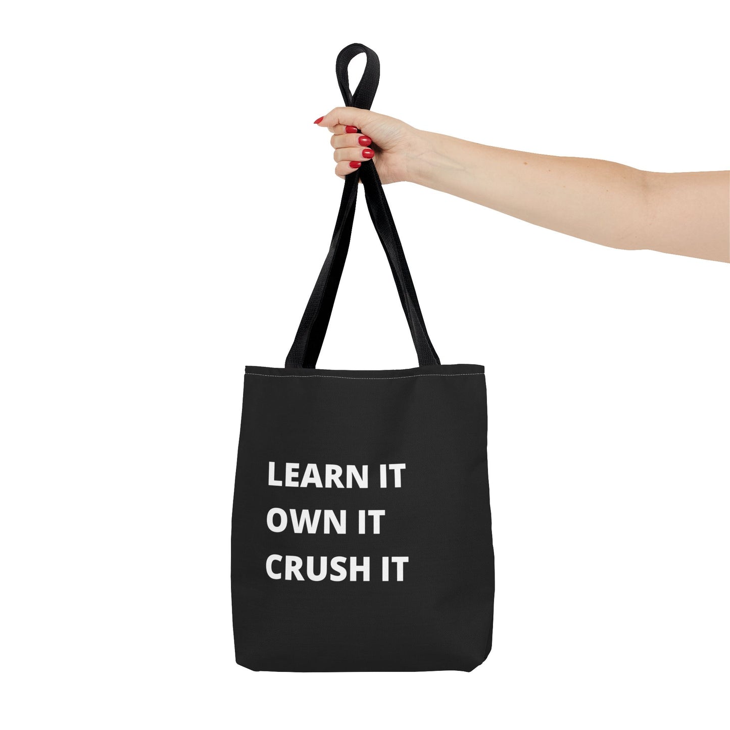 Black Learn It Tote Bag