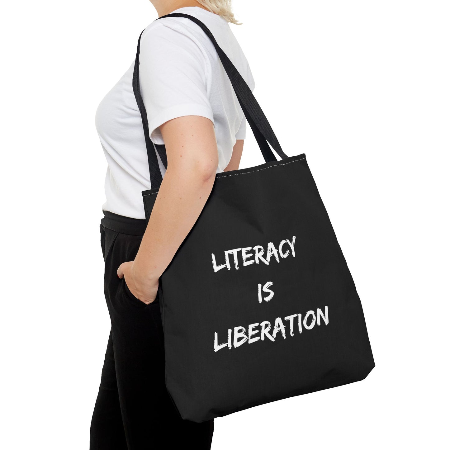 Black Literacy Tote Bag