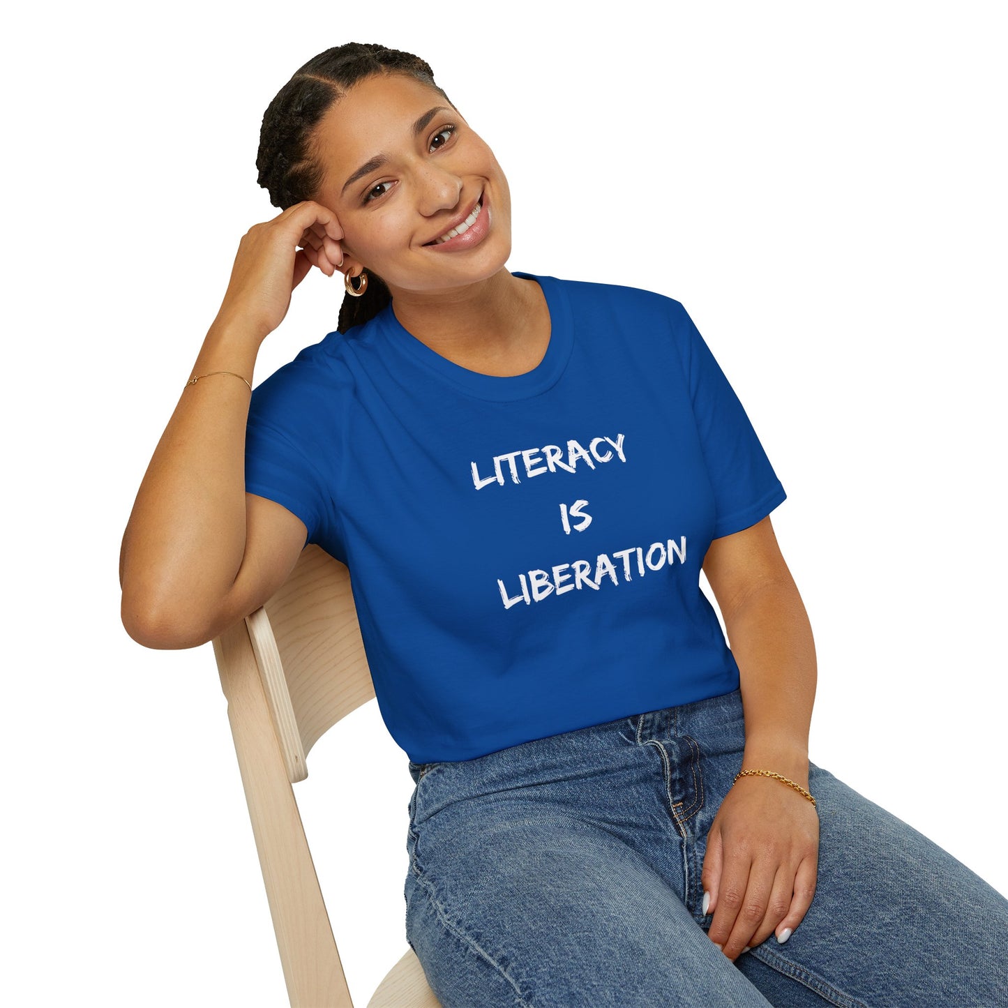 Literacy Is Liberation Unisex Softstyle T-Shirt