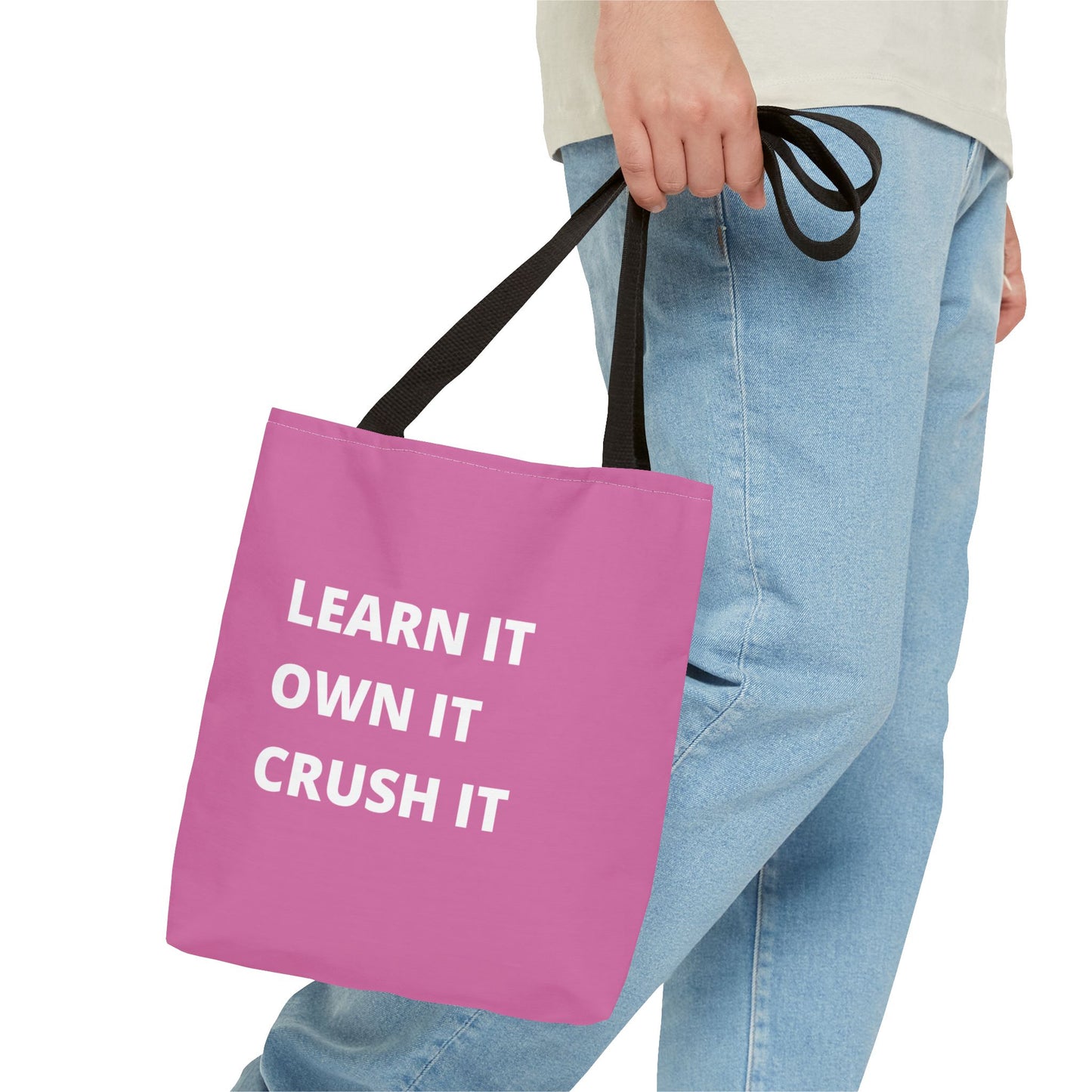 Light Pink Learn It Tote Bag