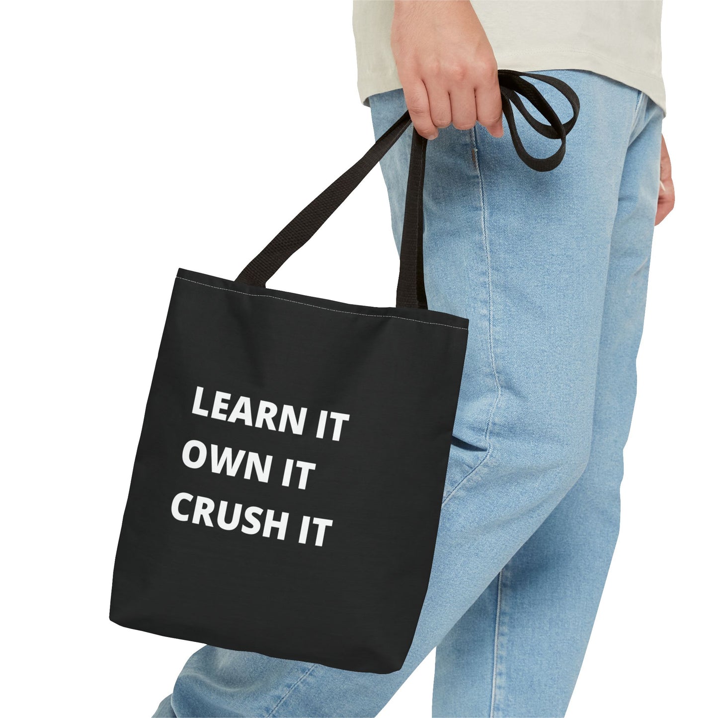 Black Learn It Tote Bag