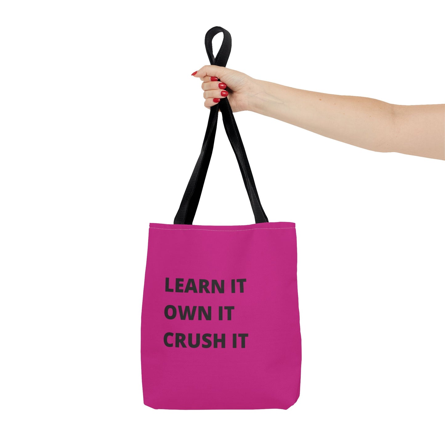 Pink Learn It Tote Bag