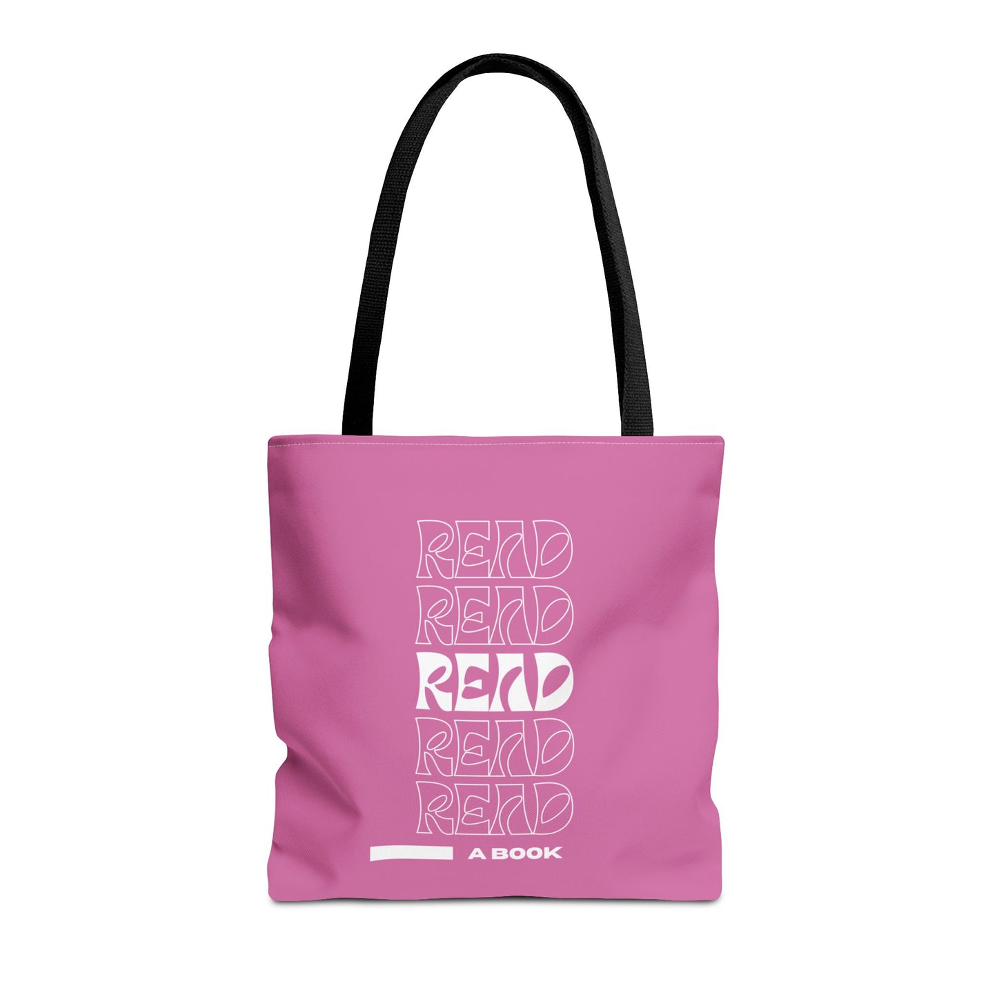Light Pink Read A Book Tote Bag