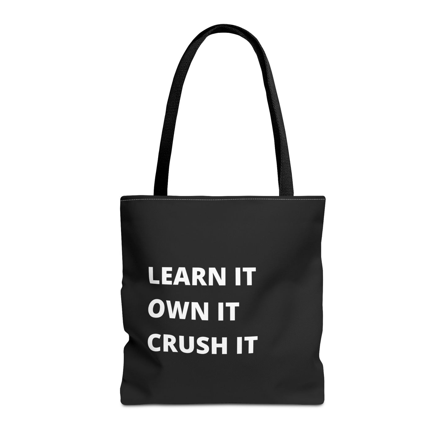 Black Learn It Tote Bag