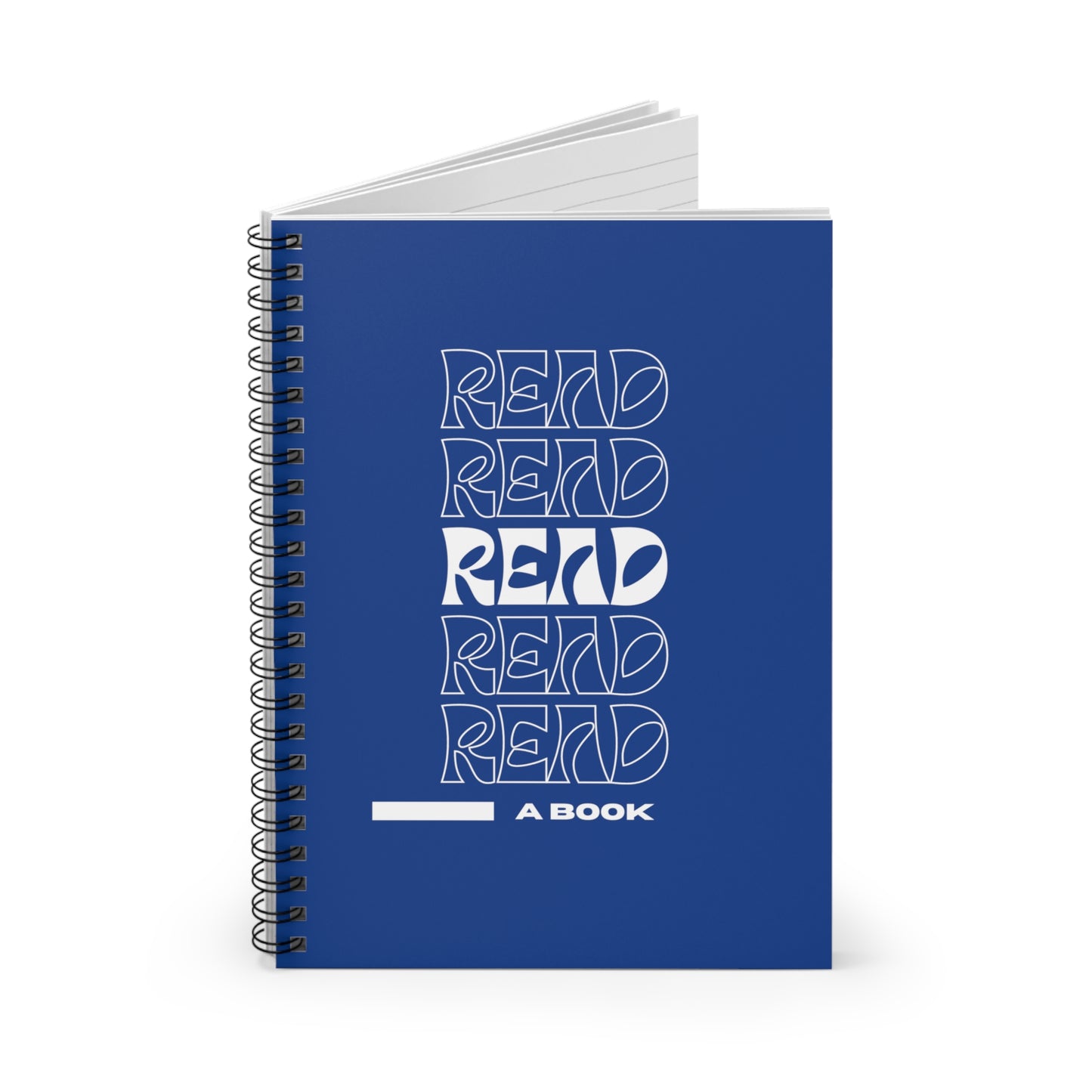 Blue READ Spiral Notebook - Ruled Line