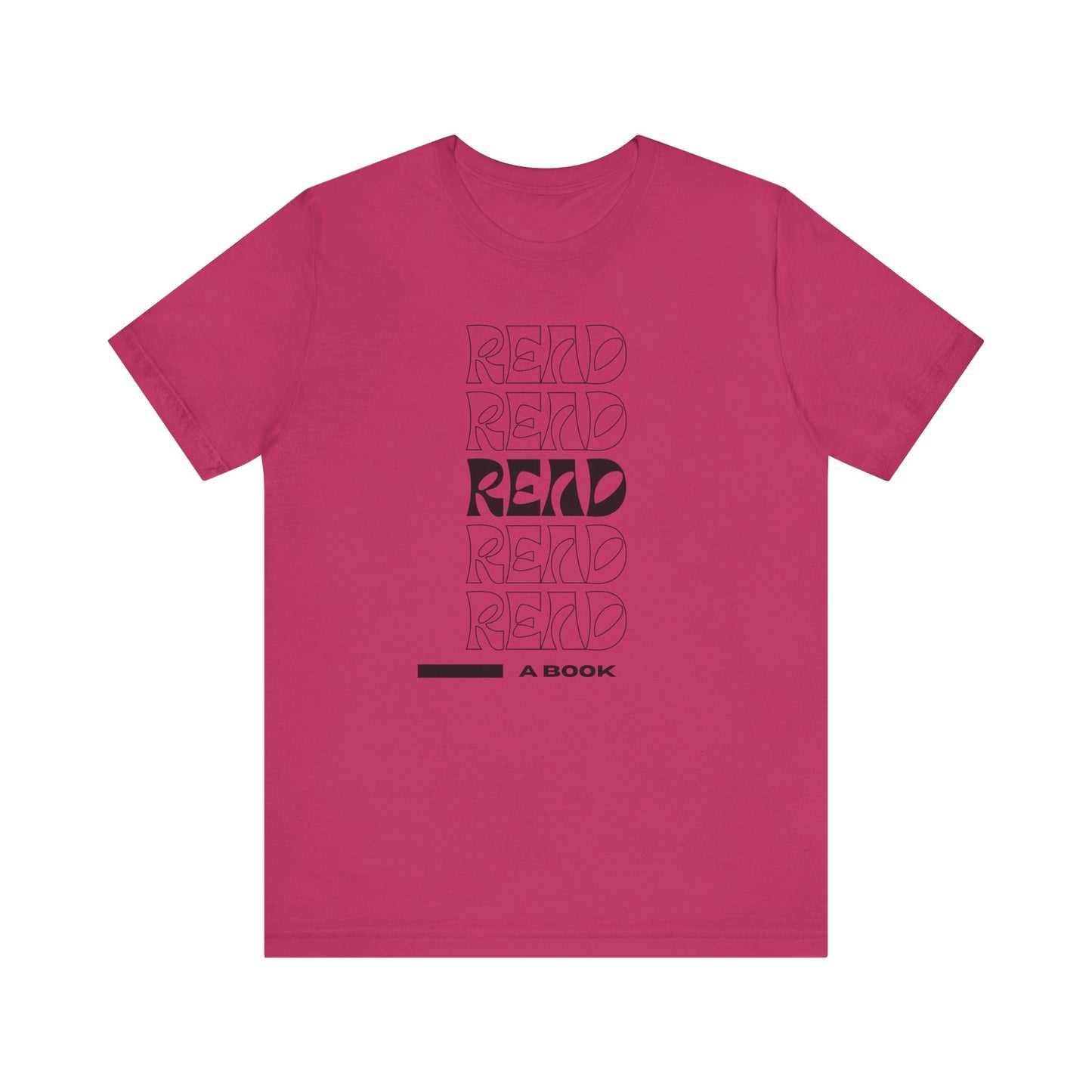 READ Unisex Jersey Short Sleeve Tee (Berry Collection)