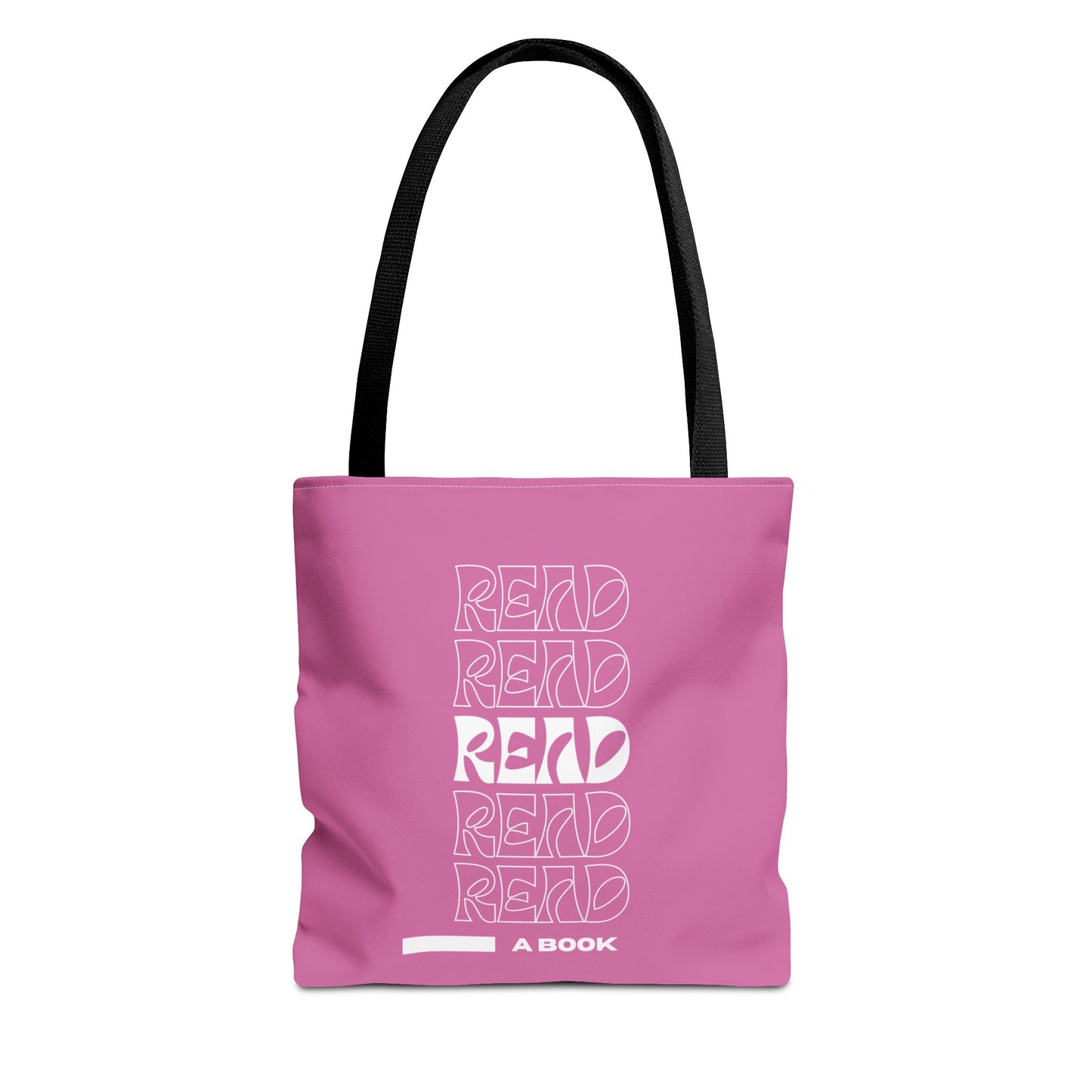 Light Pink Read A Book Tote Bag