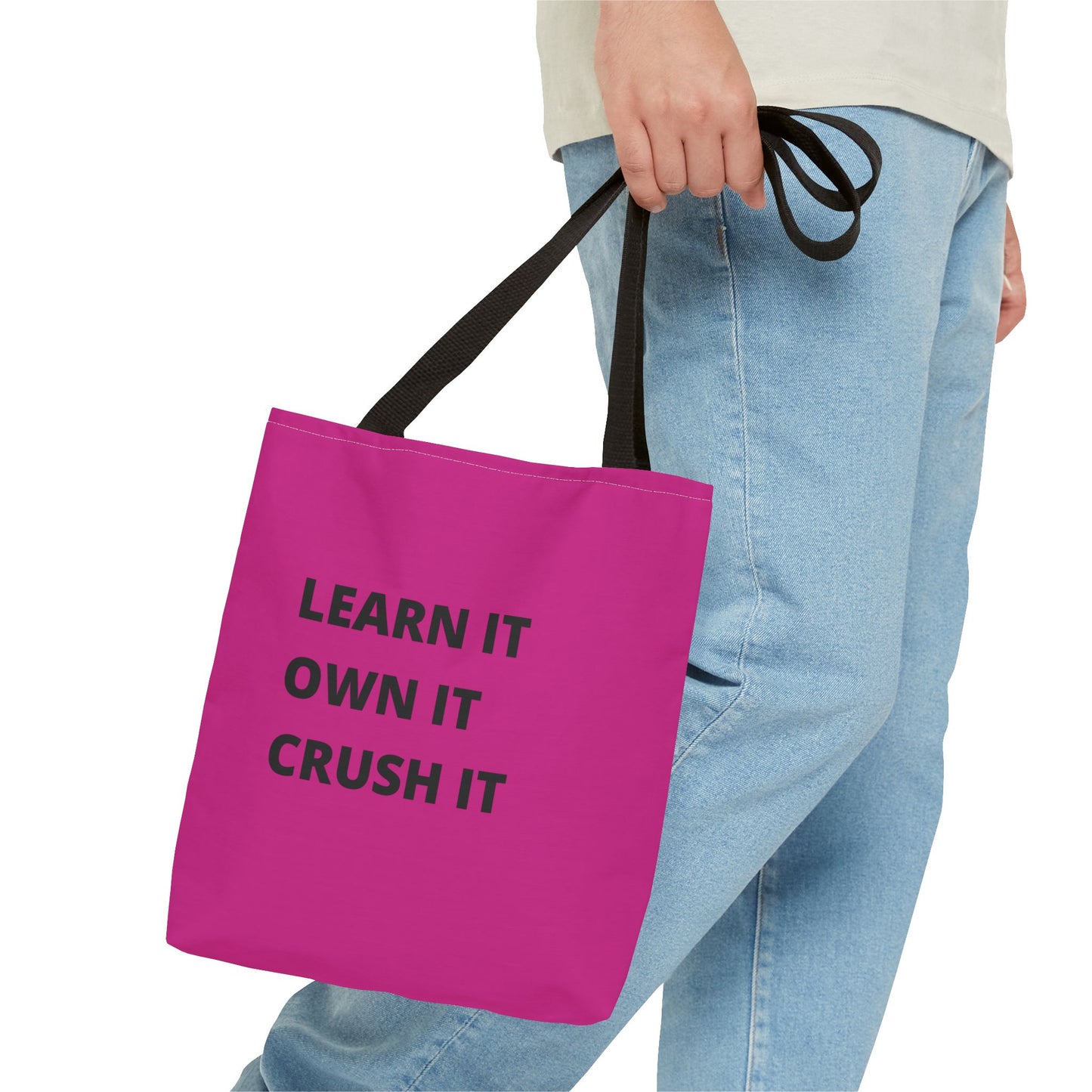 Pink Learn It Tote Bag