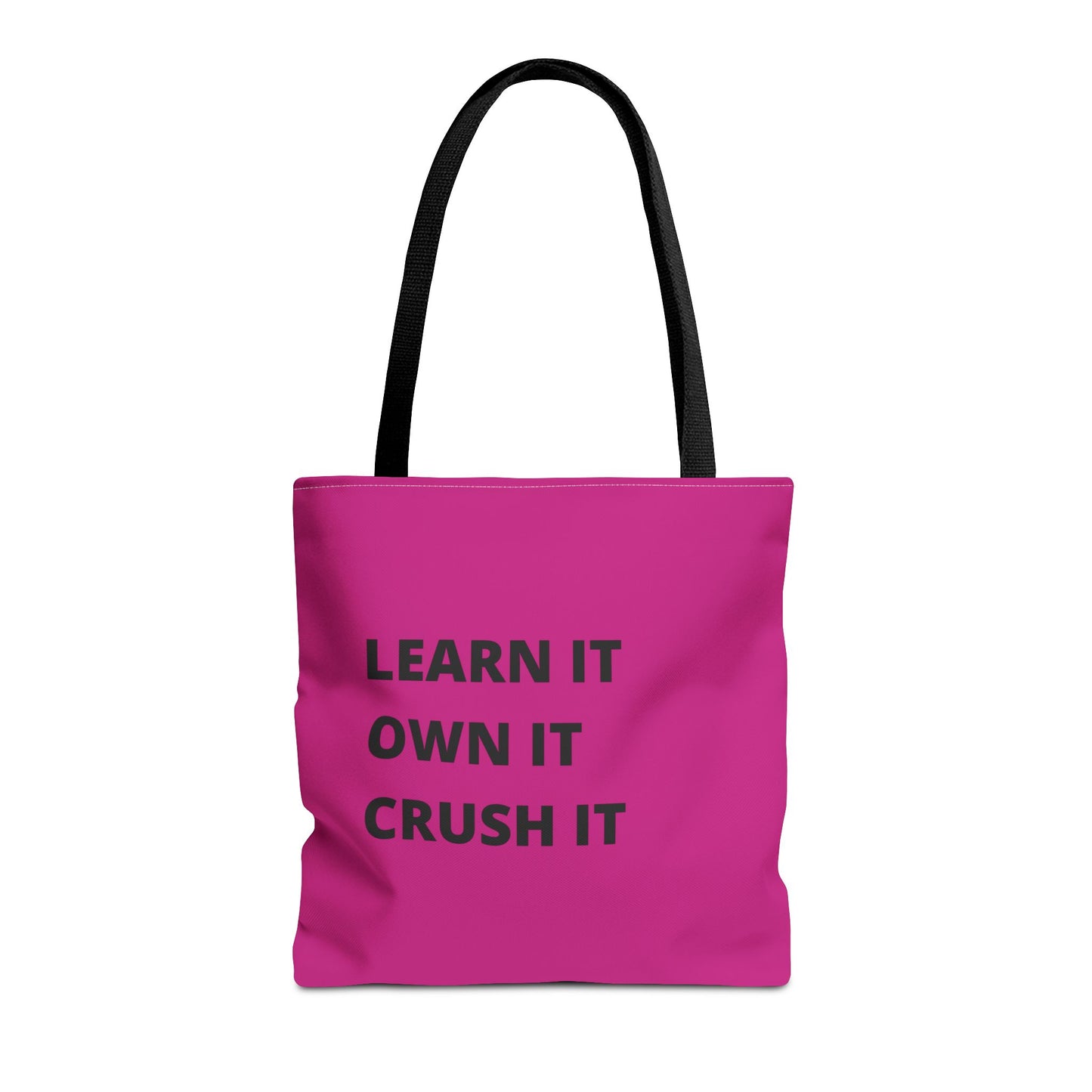 Pink Learn It Tote Bag