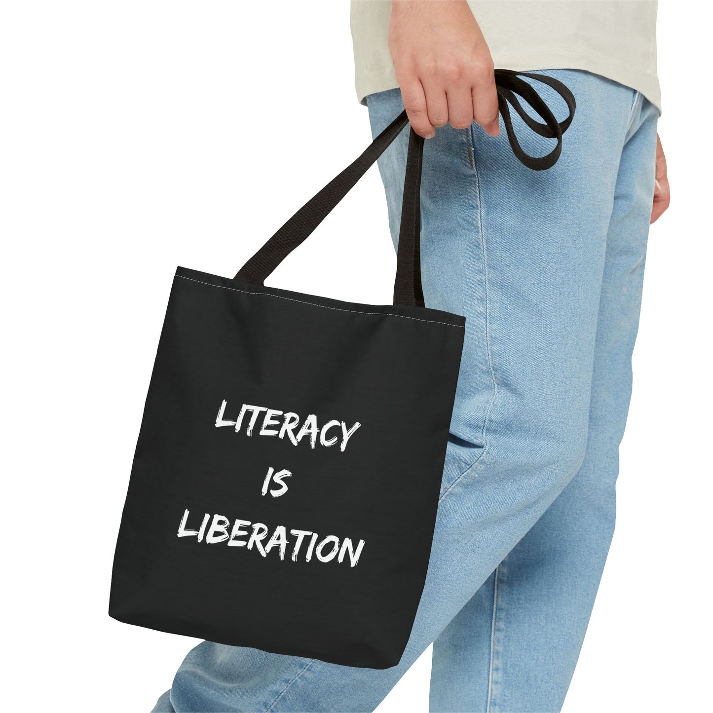 Black Literacy Tote Bag