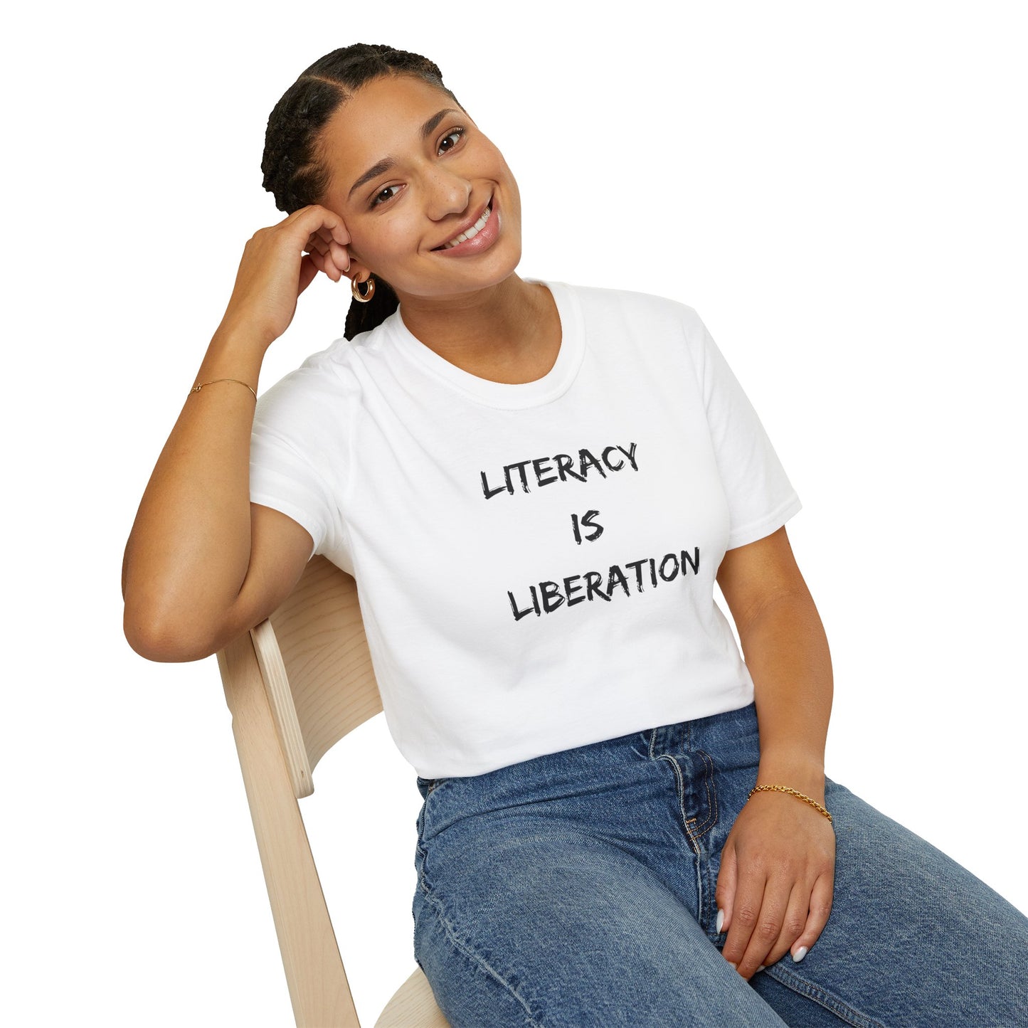 Literacy Is Liberation Unisex Softstyle T-Shirt
