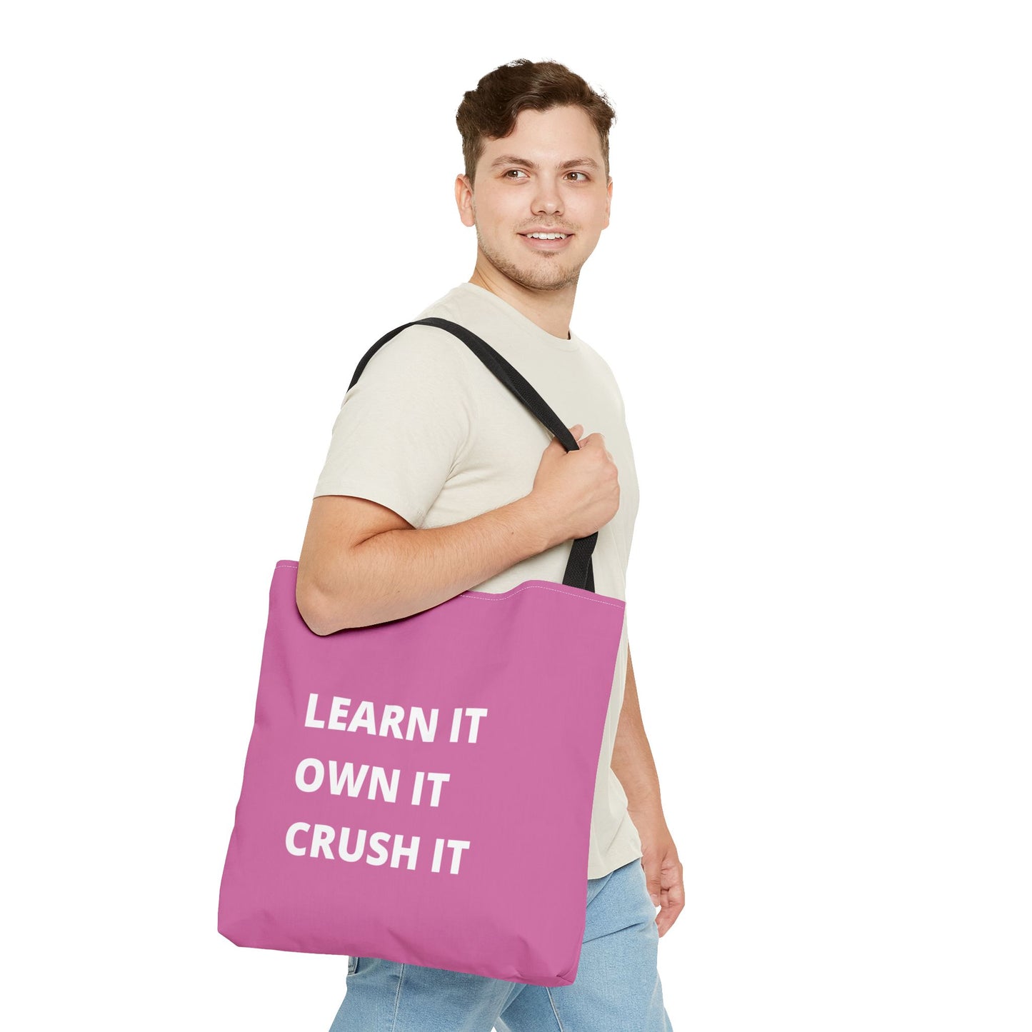Light Pink Learn It Tote Bag