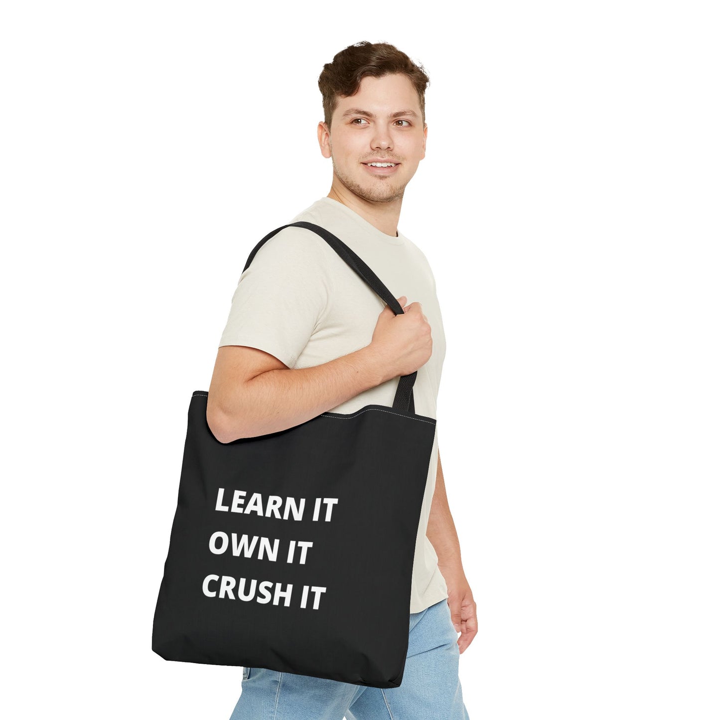 Black Learn It Tote Bag