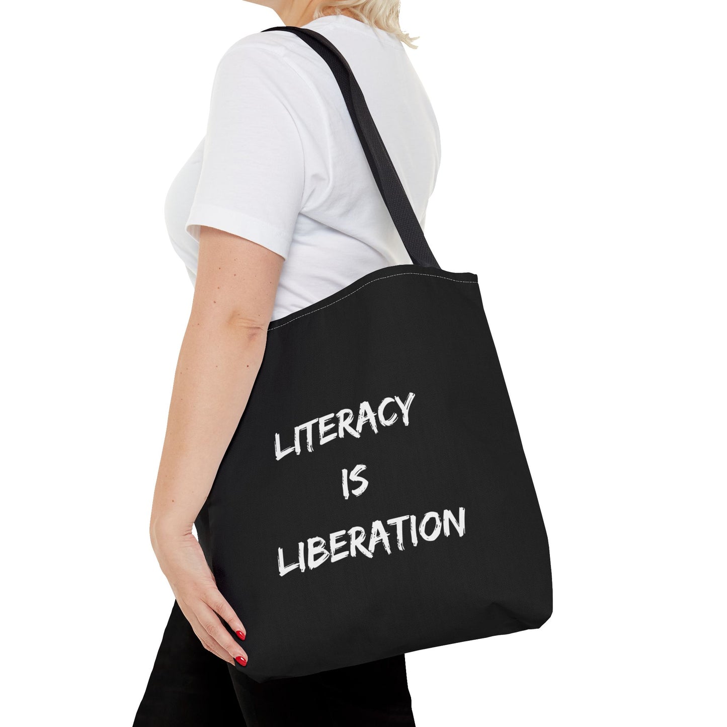 Black Literacy Tote Bag