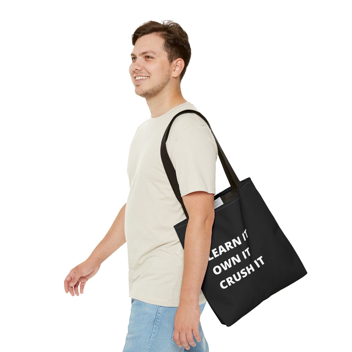 Black Learn It Tote Bag