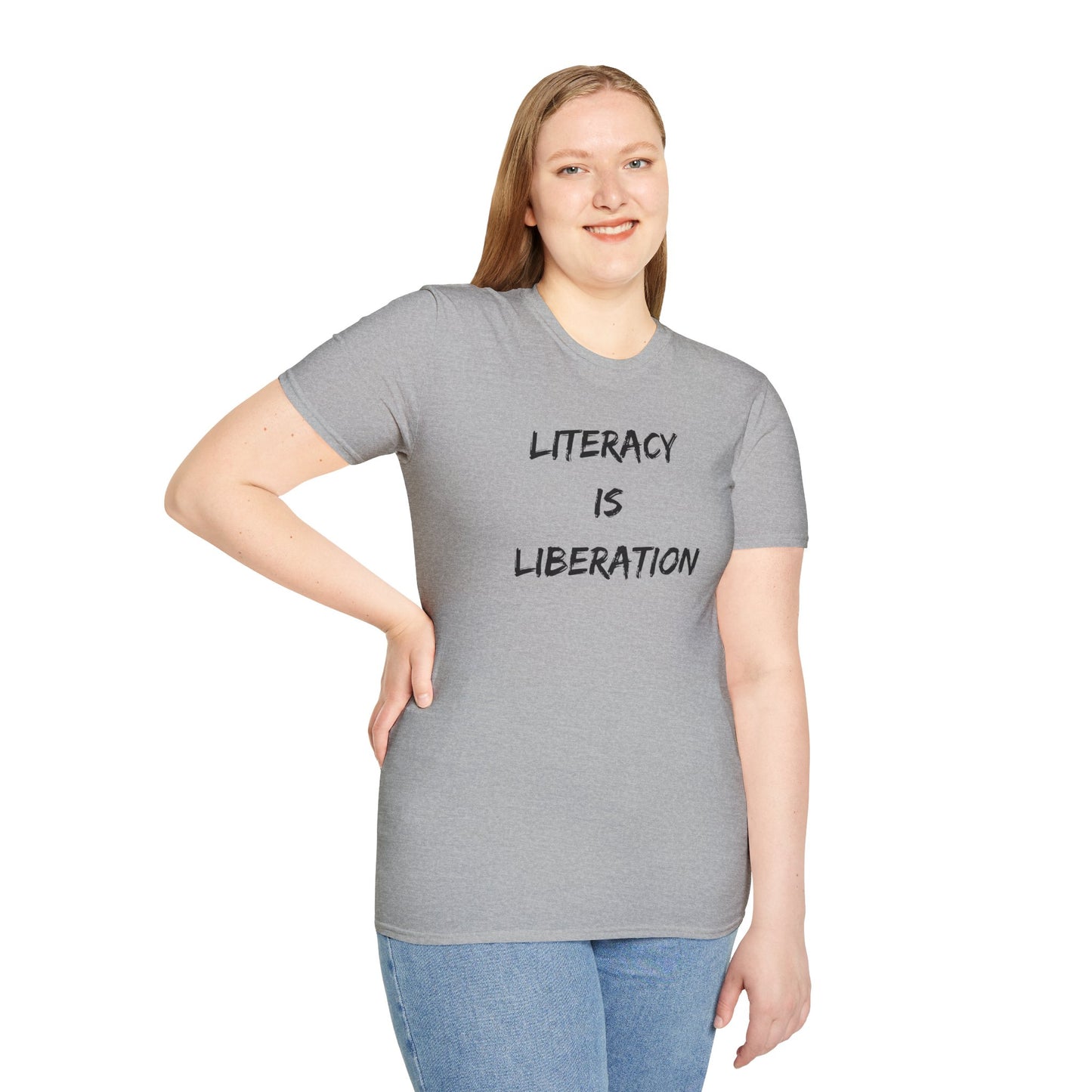 Literacy Is Liberation Unisex Softstyle T-Shirt