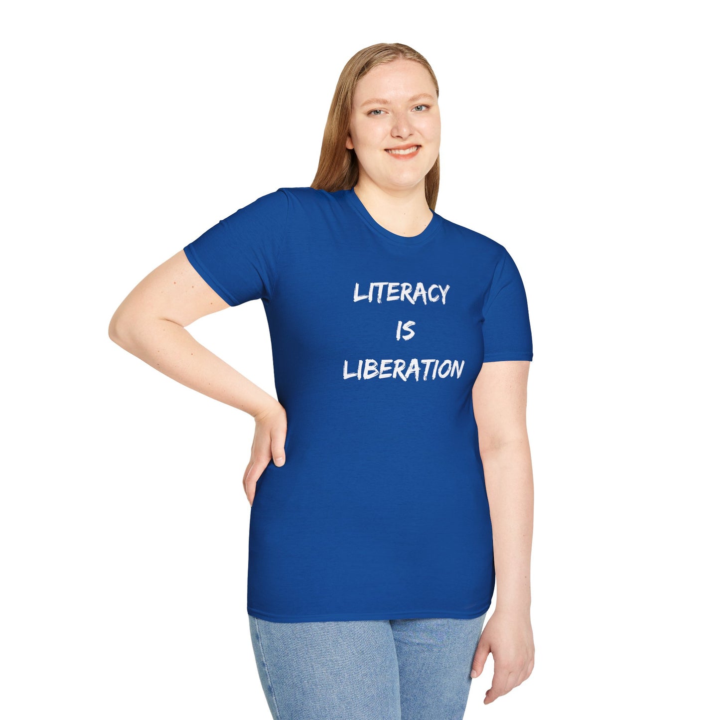 Literacy Is Liberation Unisex Softstyle T-Shirt