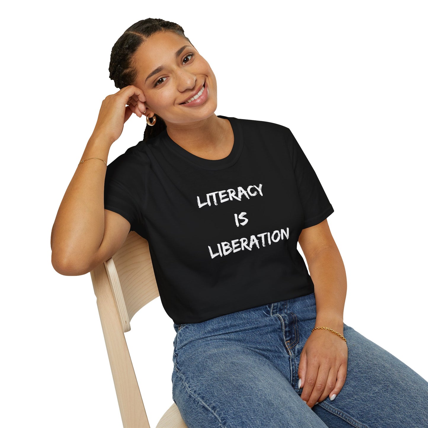 Literacy Is Liberation Unisex Softstyle T-Shirt