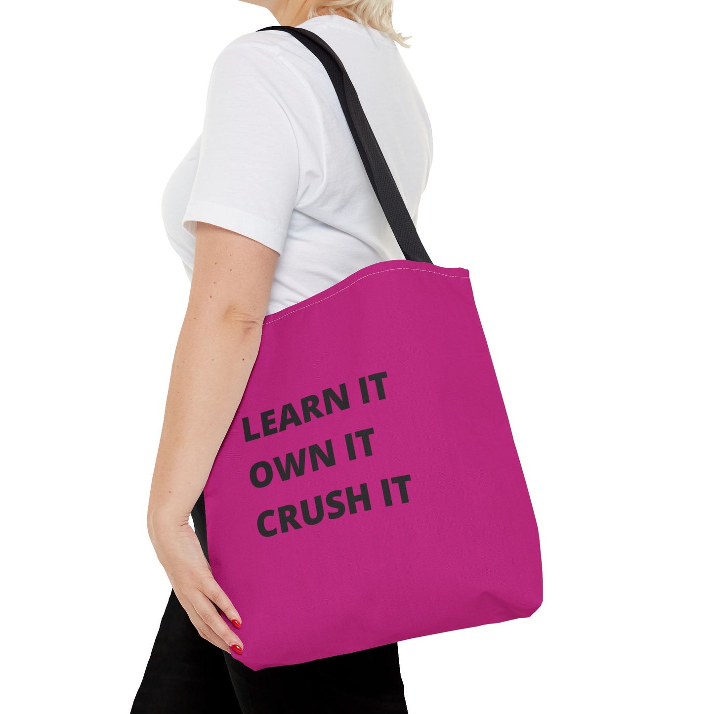 Pink Learn It Tote Bag