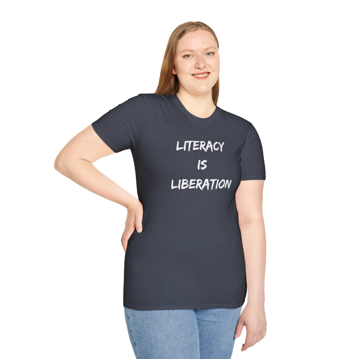 Literacy Is Liberation Unisex Softstyle T-Shirt
