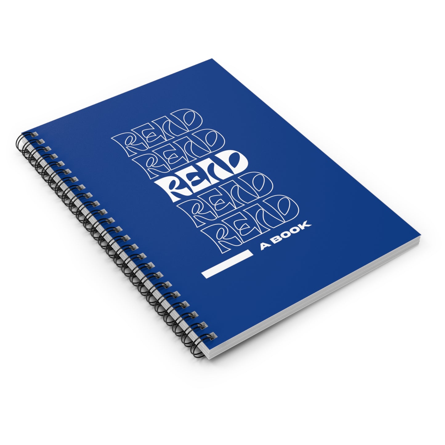 Blue READ Spiral Notebook - Ruled Line