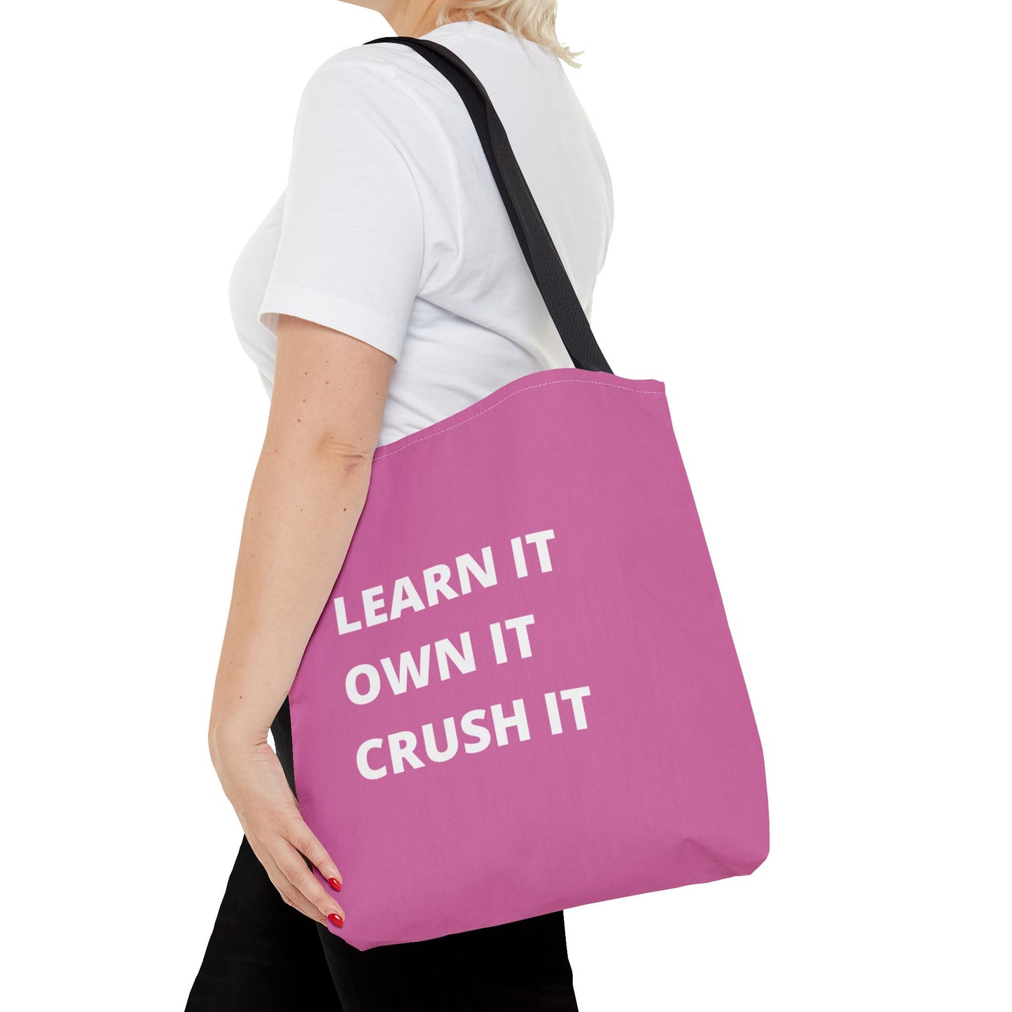 Light Pink Learn It Tote Bag