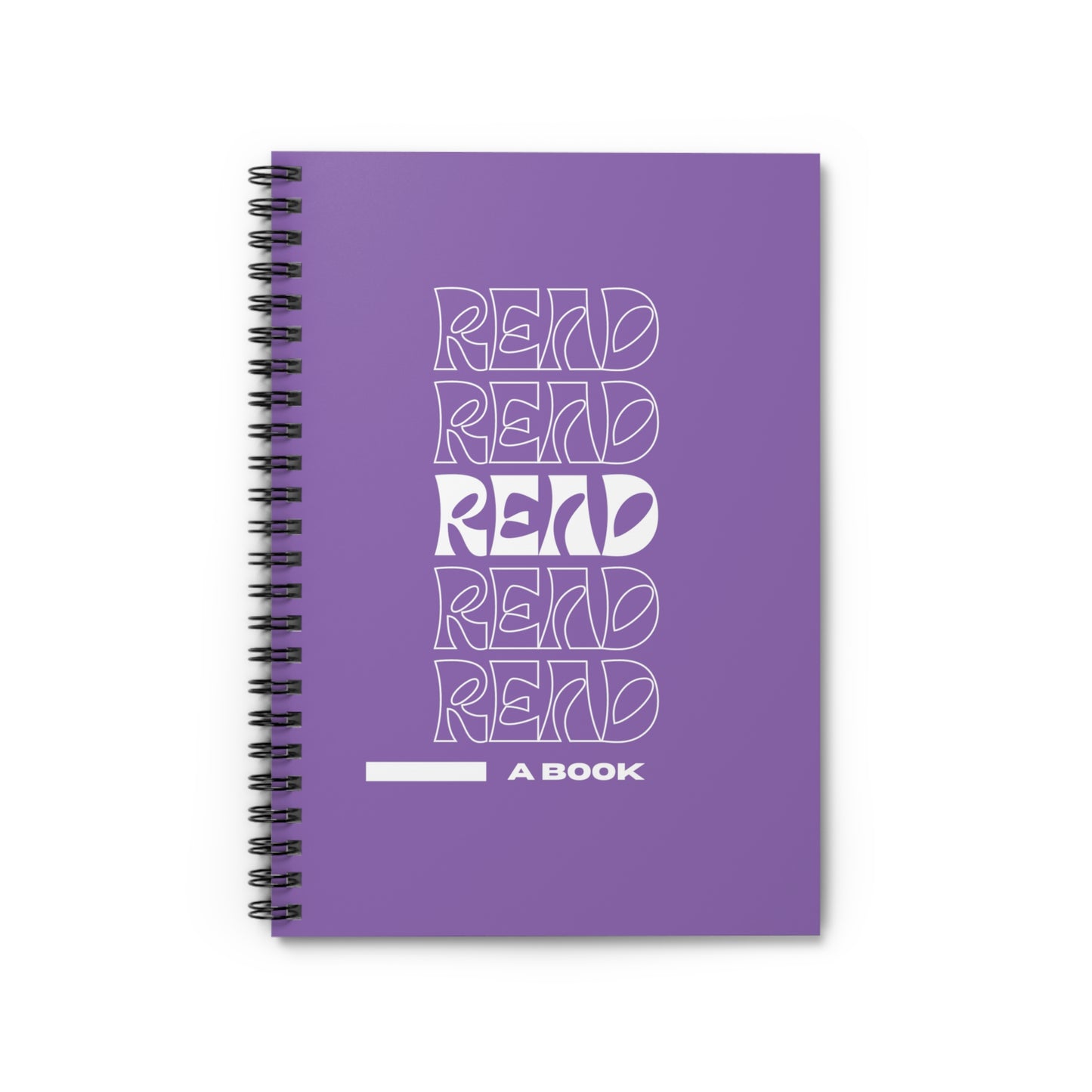 Light Purple READ Spiral Notebook - Ruled Line