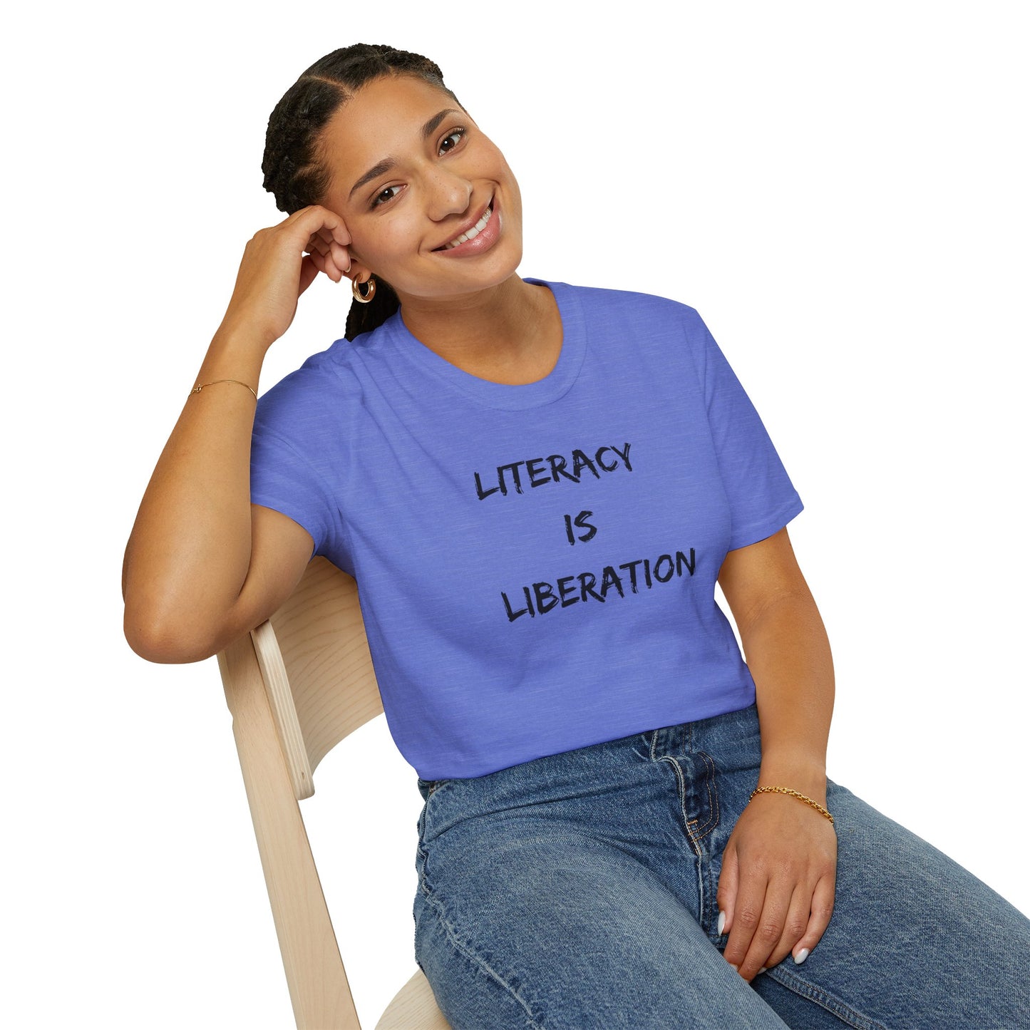 Literacy Is Liberation Unisex Softstyle T-Shirt