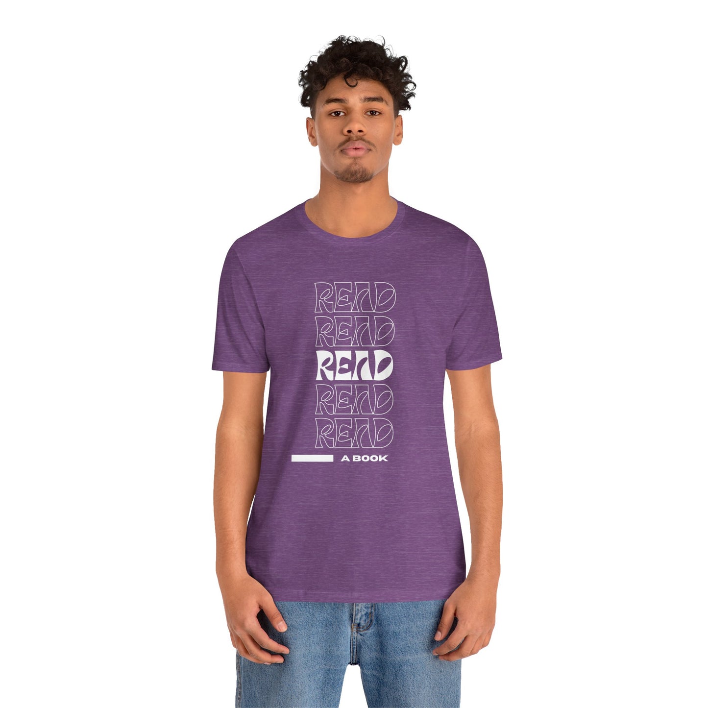 READ Unisex Jersey Short Sleeve Tee (Berry Collection)