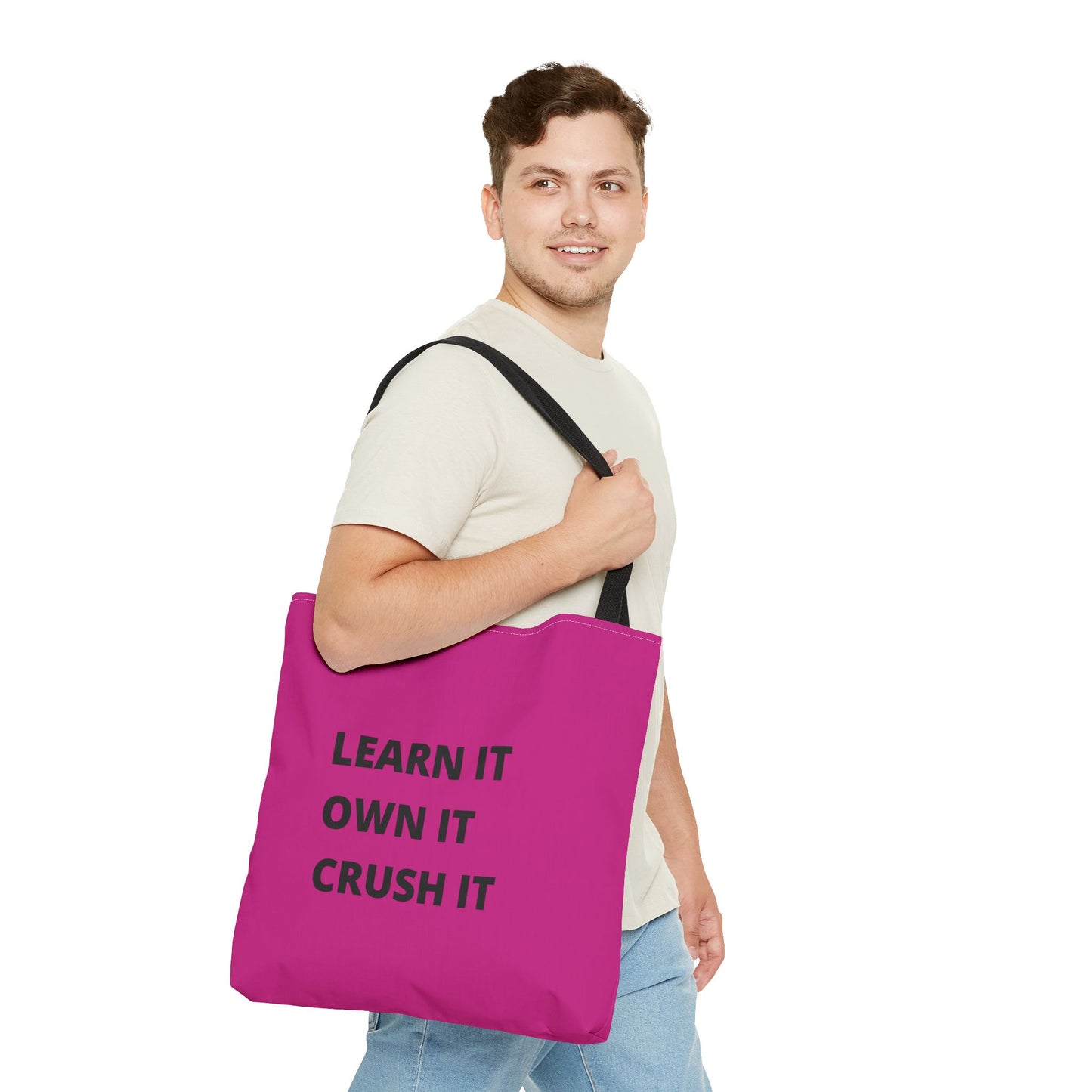 Pink Learn It Tote Bag