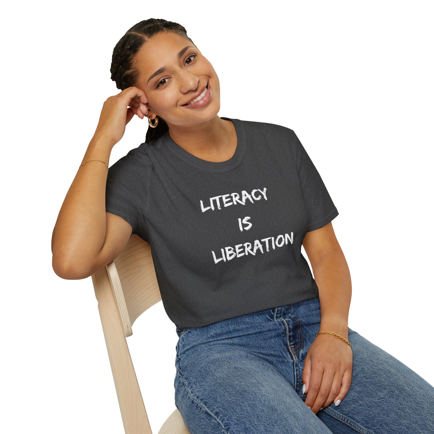 Literacy Is Liberation Unisex Softstyle T-Shirt
