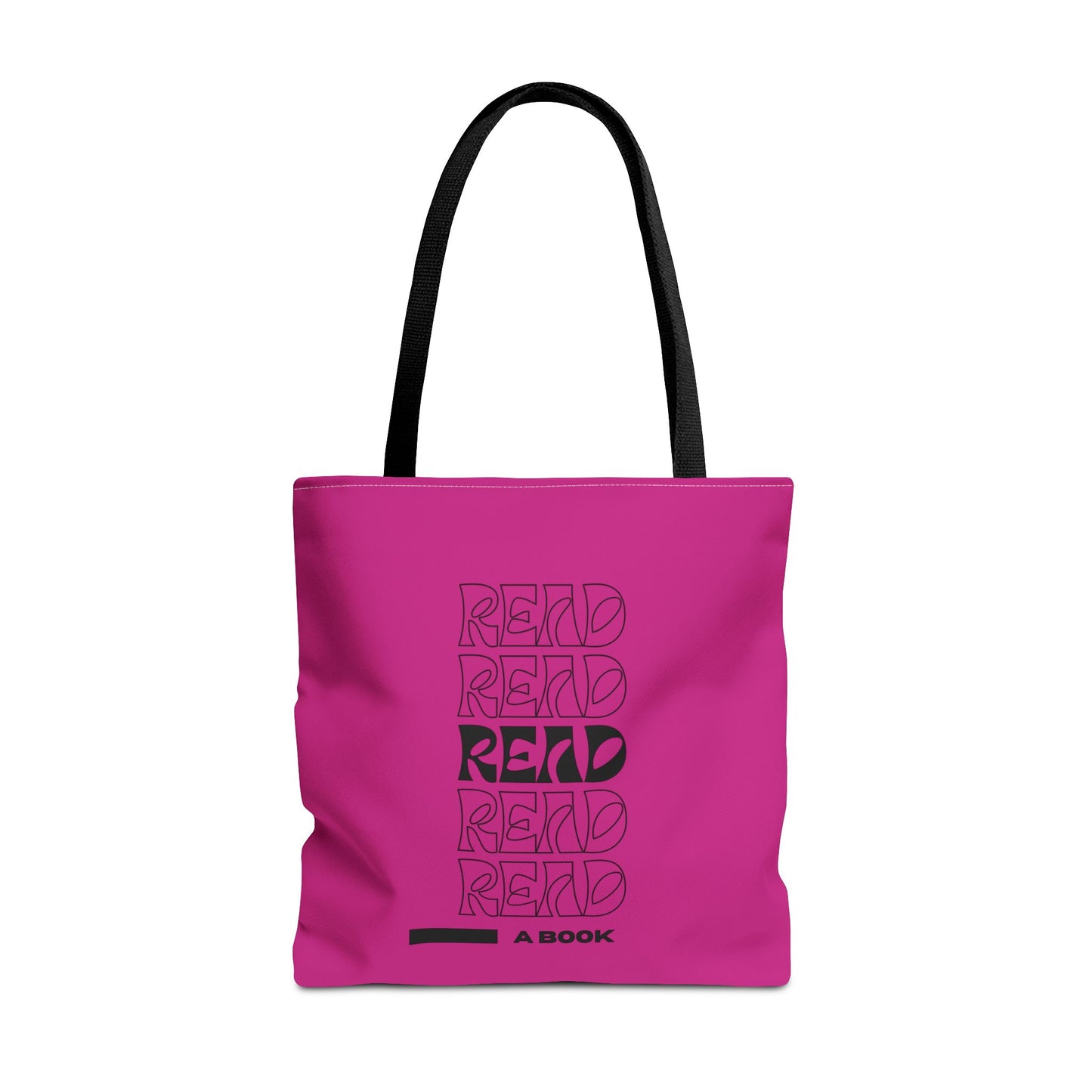 Pink Read A Book Tote Bag