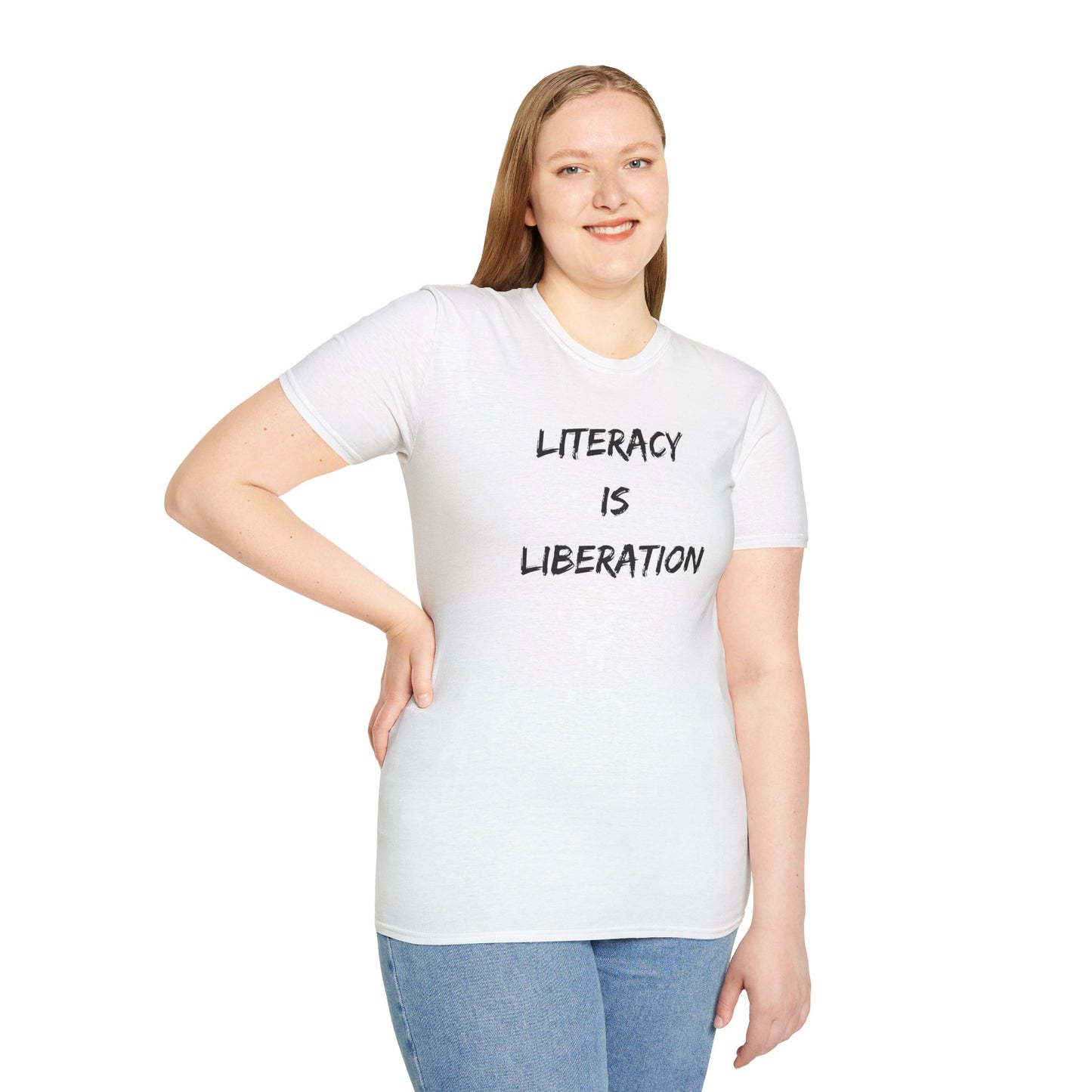 Literacy Is Liberation Unisex Softstyle T-Shirt