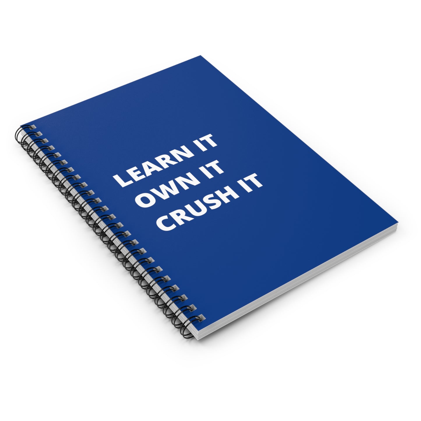 Blue Learn It Spiral Notebook - Ruled Line