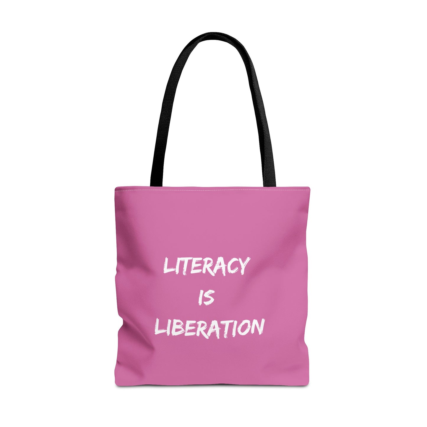 Light Pink Literacy Tote Bag