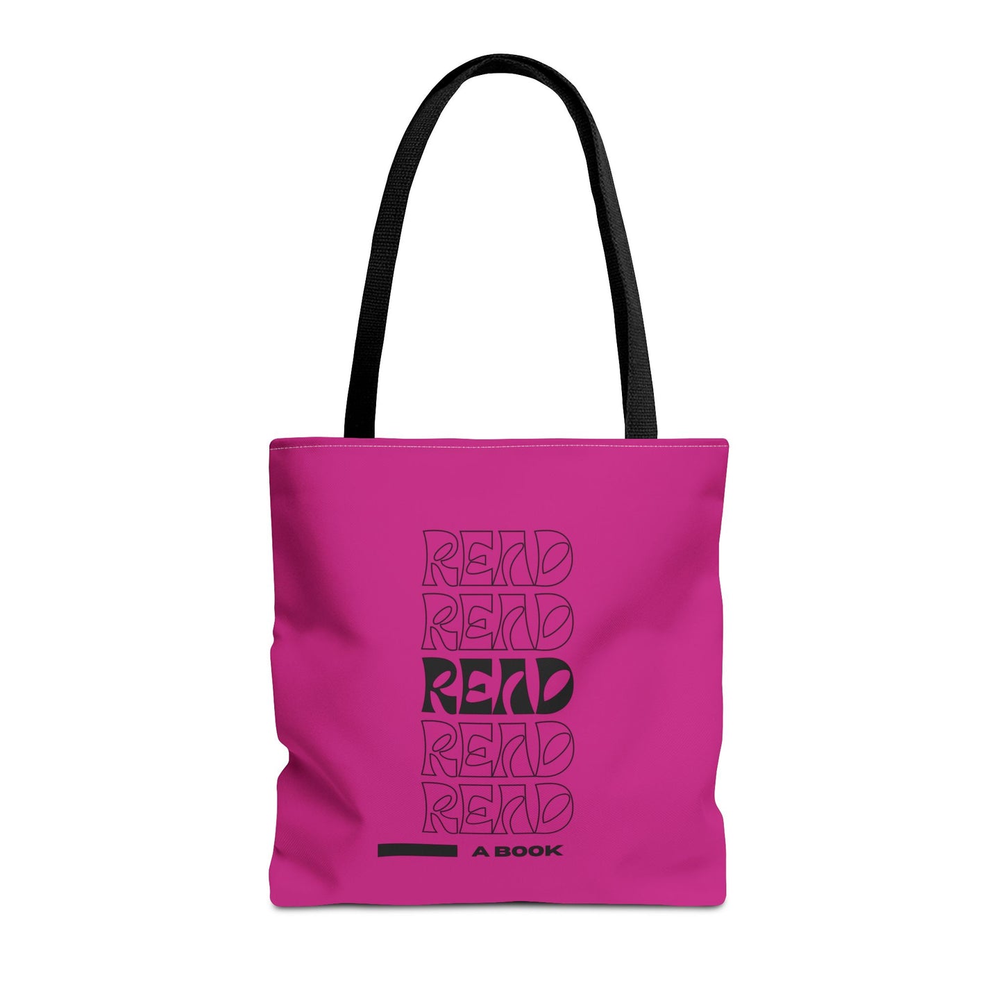 Pink Read A Book Tote Bag