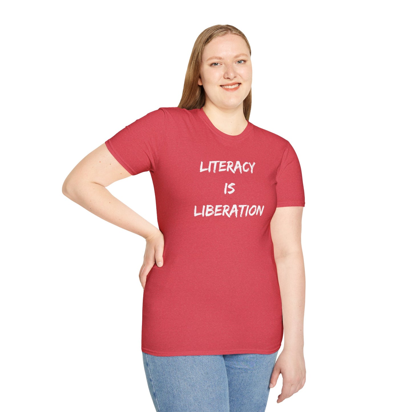Literacy Is Liberation Unisex Softstyle T-Shirt