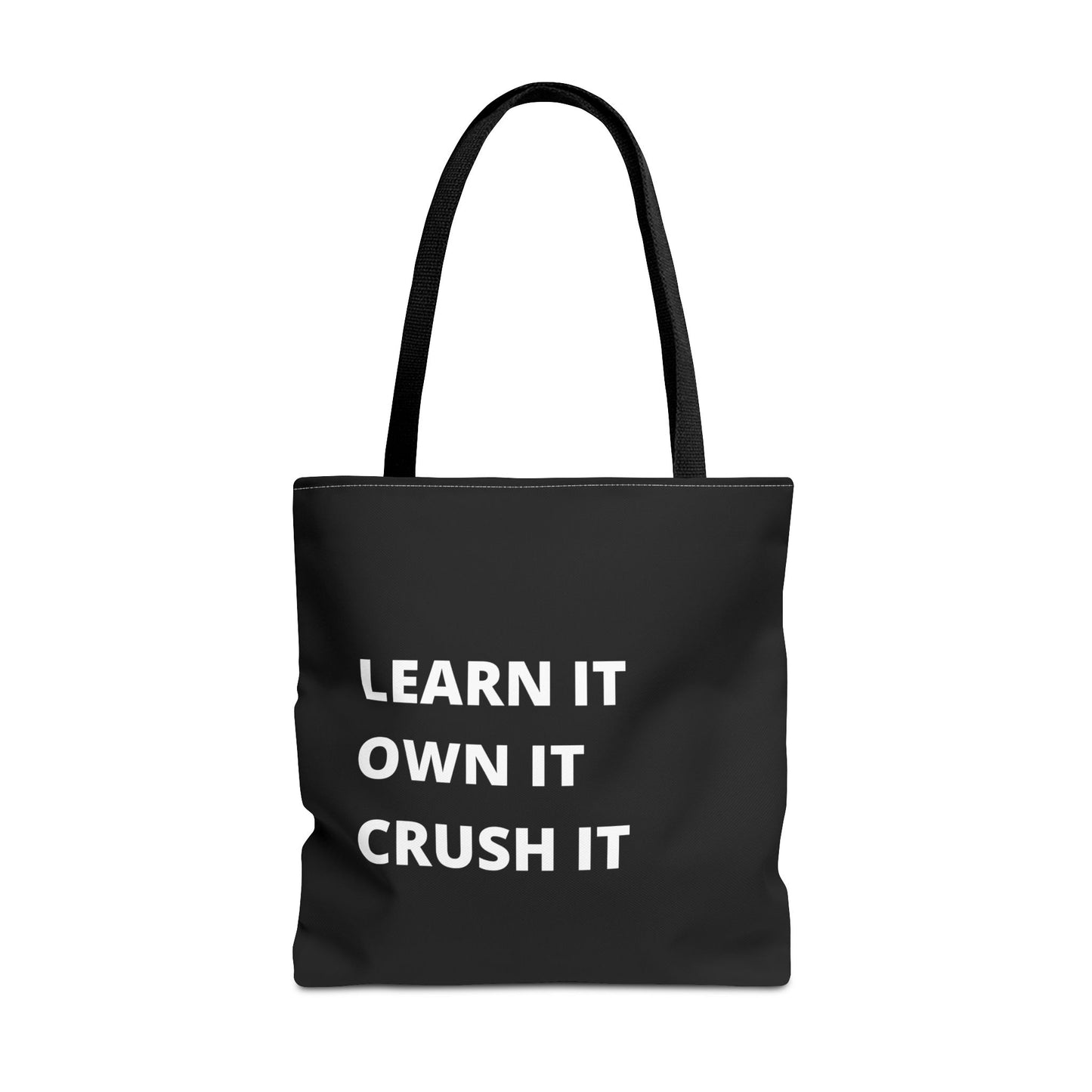 Black Learn It Tote Bag
