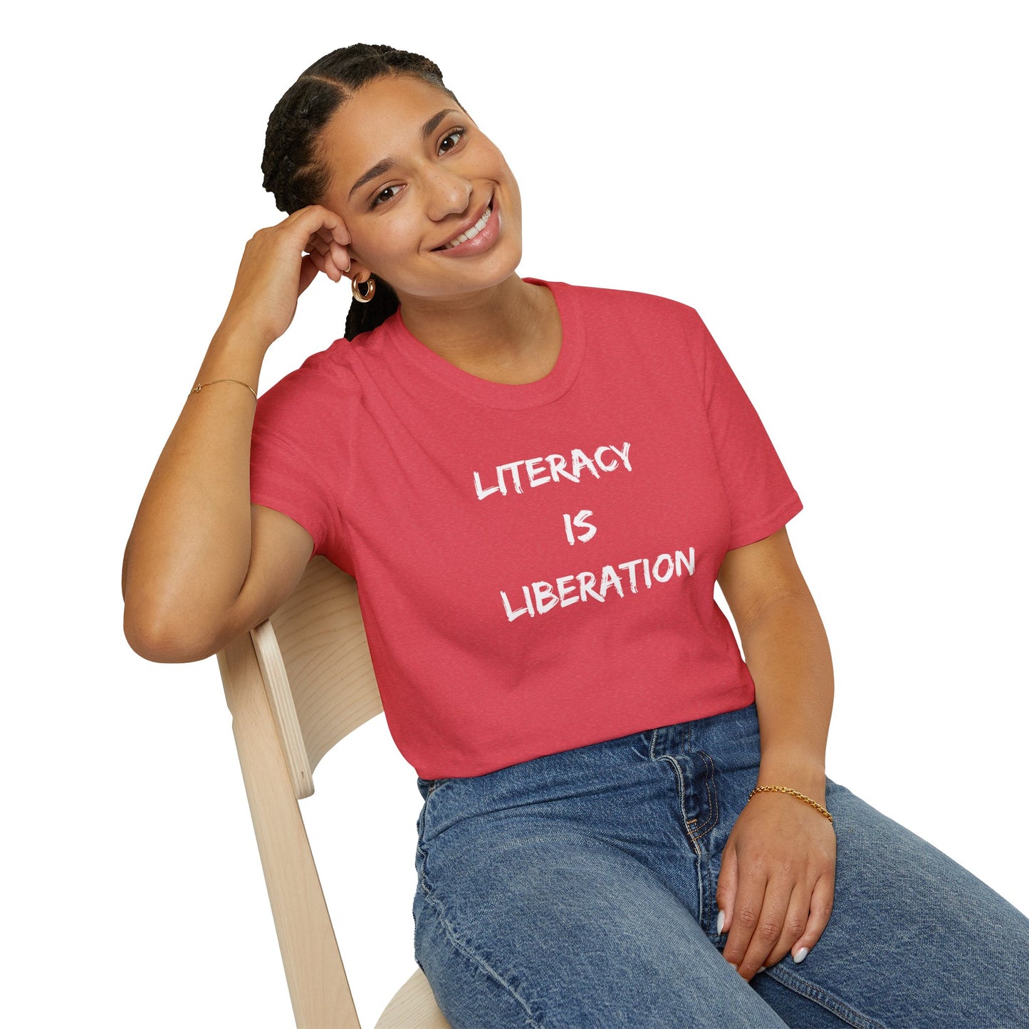 Literacy Is Liberation Unisex Softstyle T-Shirt