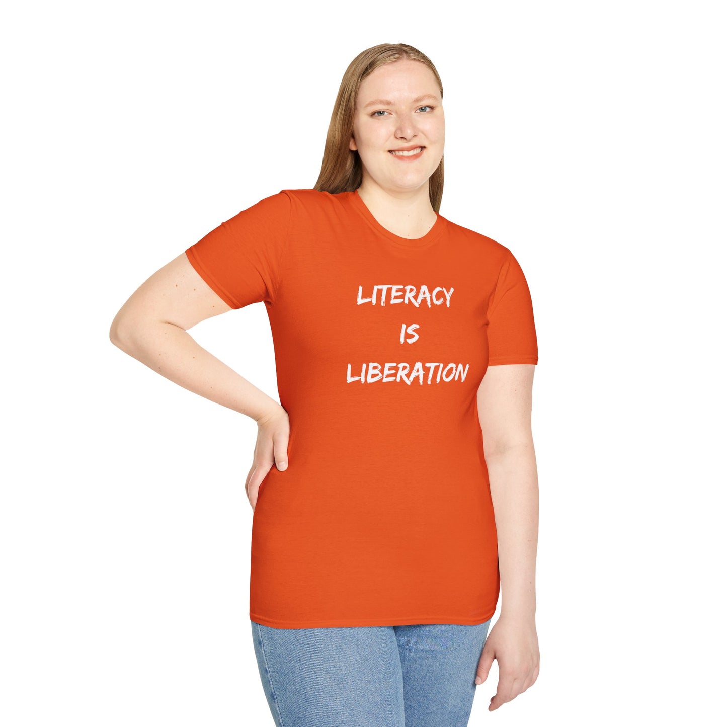 Literacy Is Liberation Unisex Softstyle T-Shirt