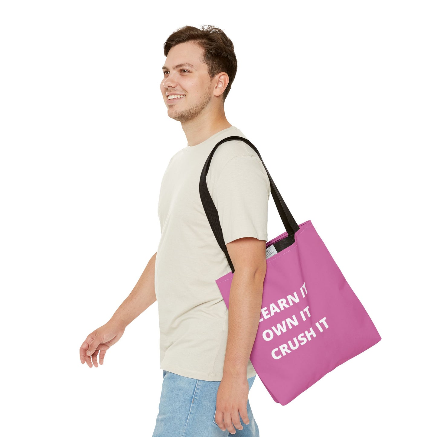 Light Pink Learn It Tote Bag