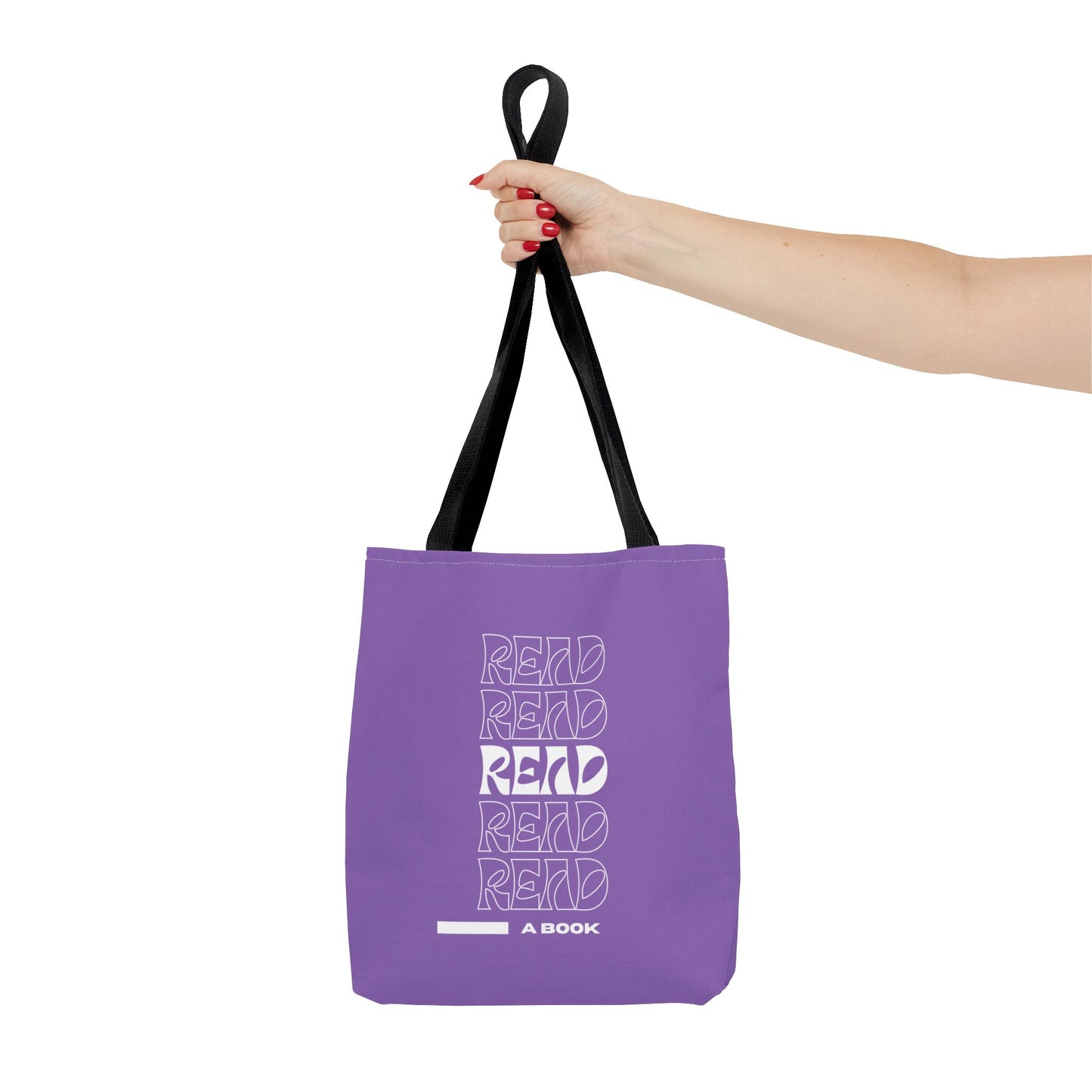 Light Purple Read A Book Tote Bag