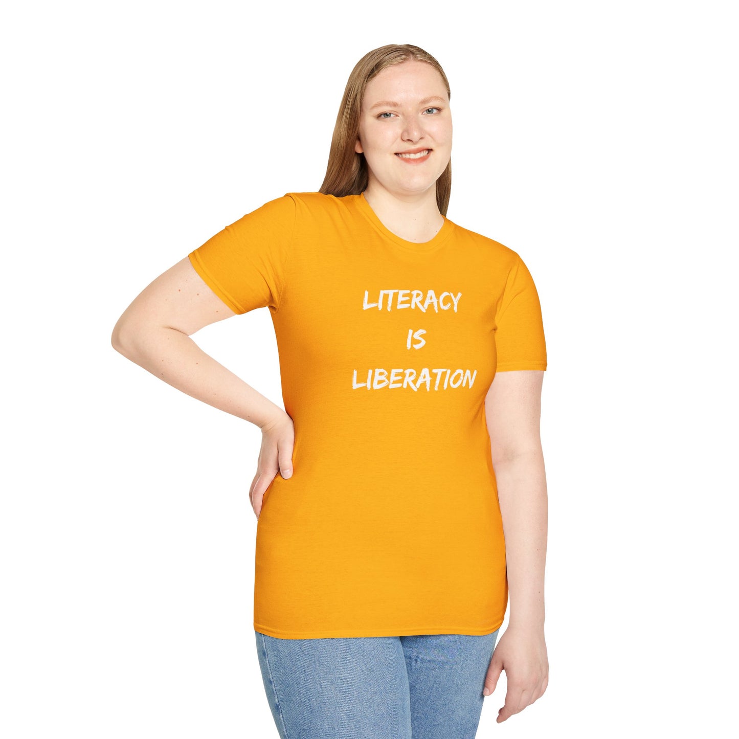 Literacy Is Liberation Unisex Softstyle T-Shirt