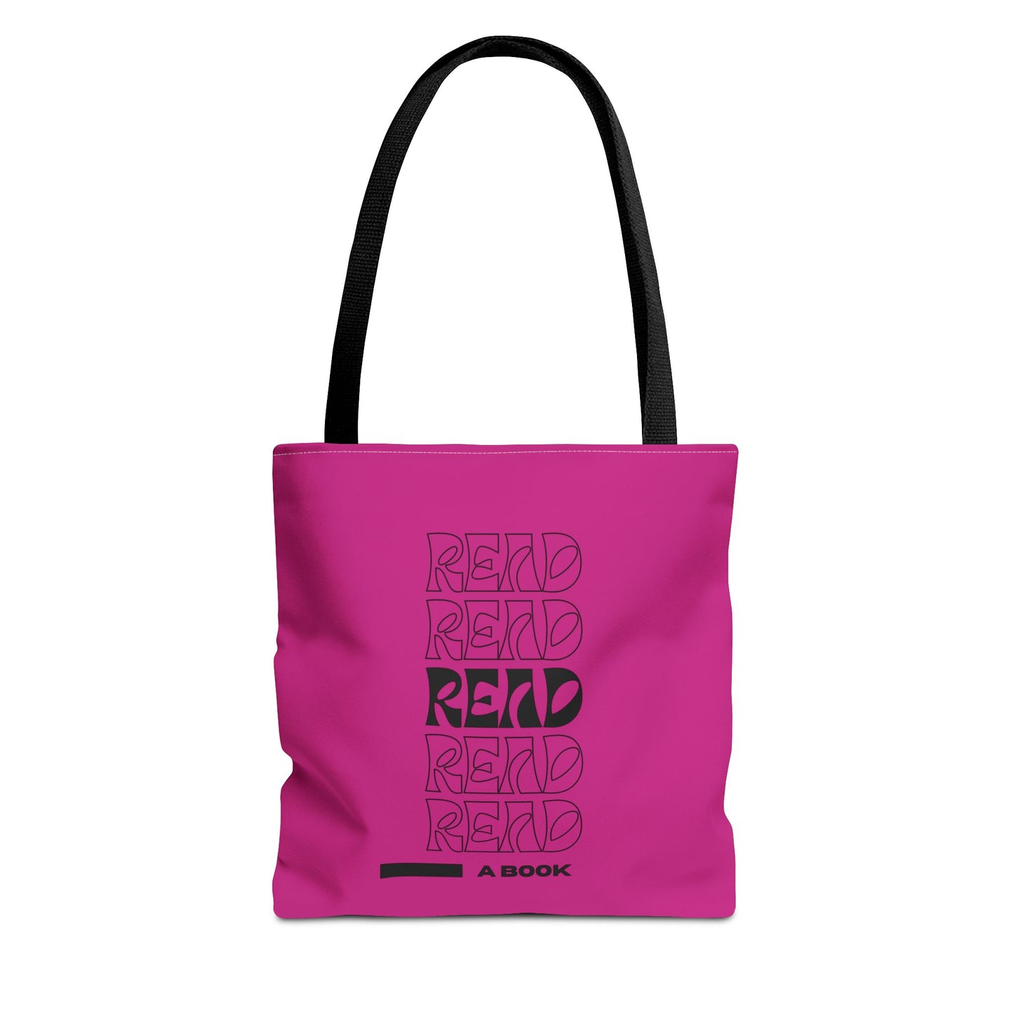 Pink Read A Book Tote Bag
