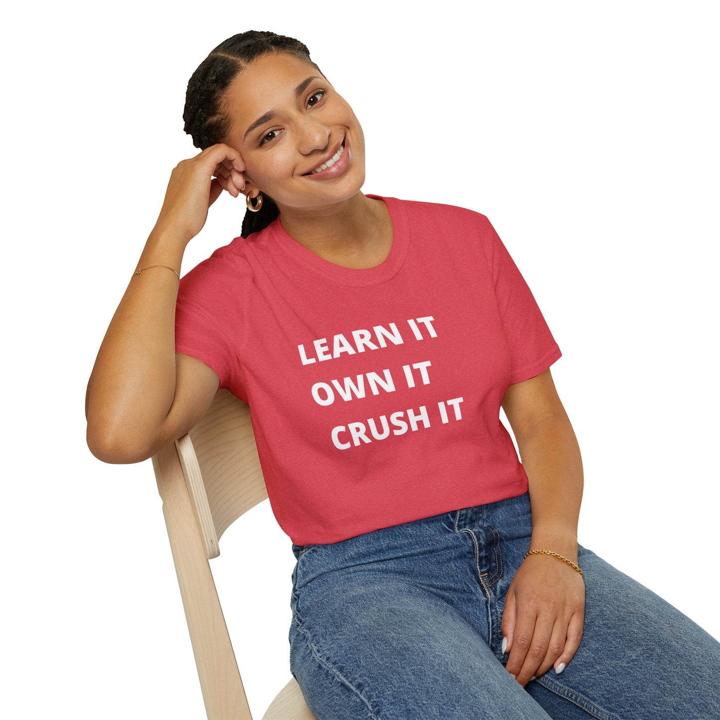 Learn, Own, Crush Unisex Softstyle T-Shirt