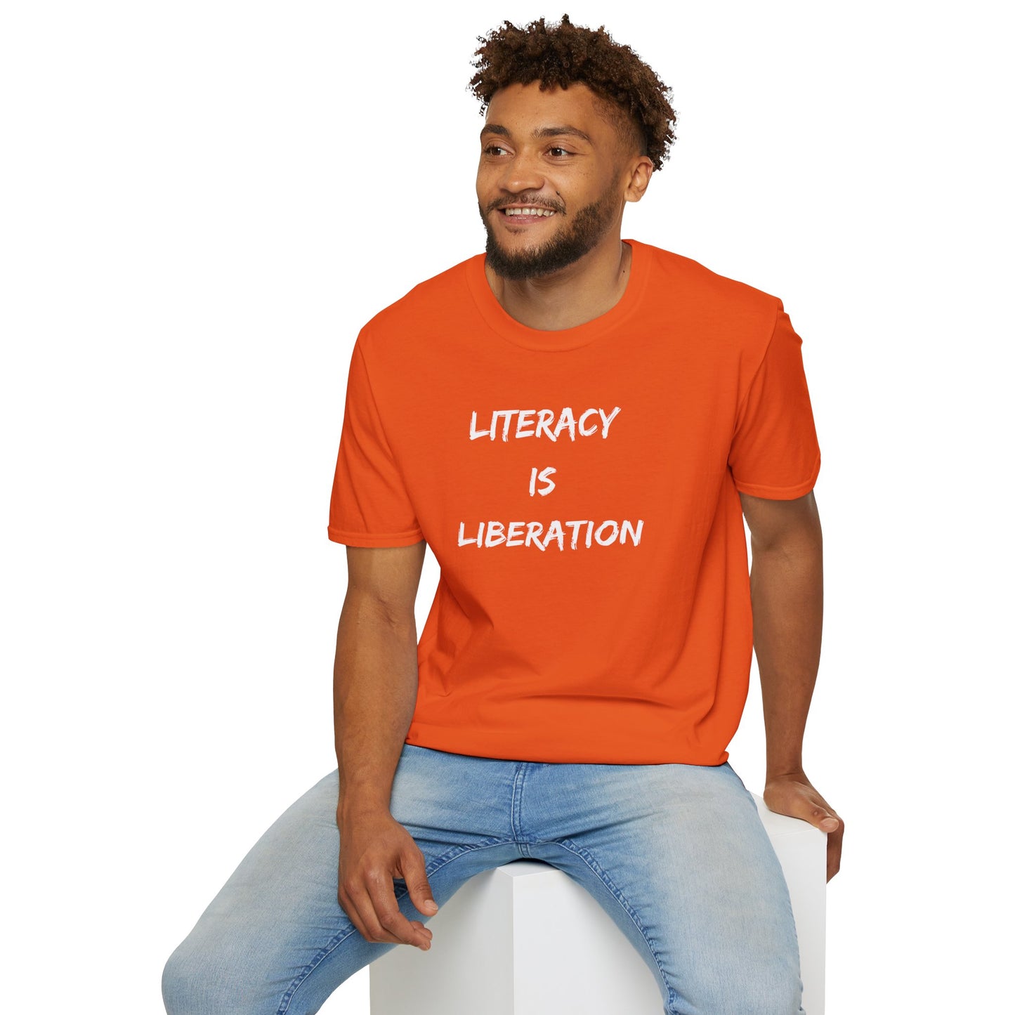 Literacy Is Liberation Unisex Softstyle T-Shirt