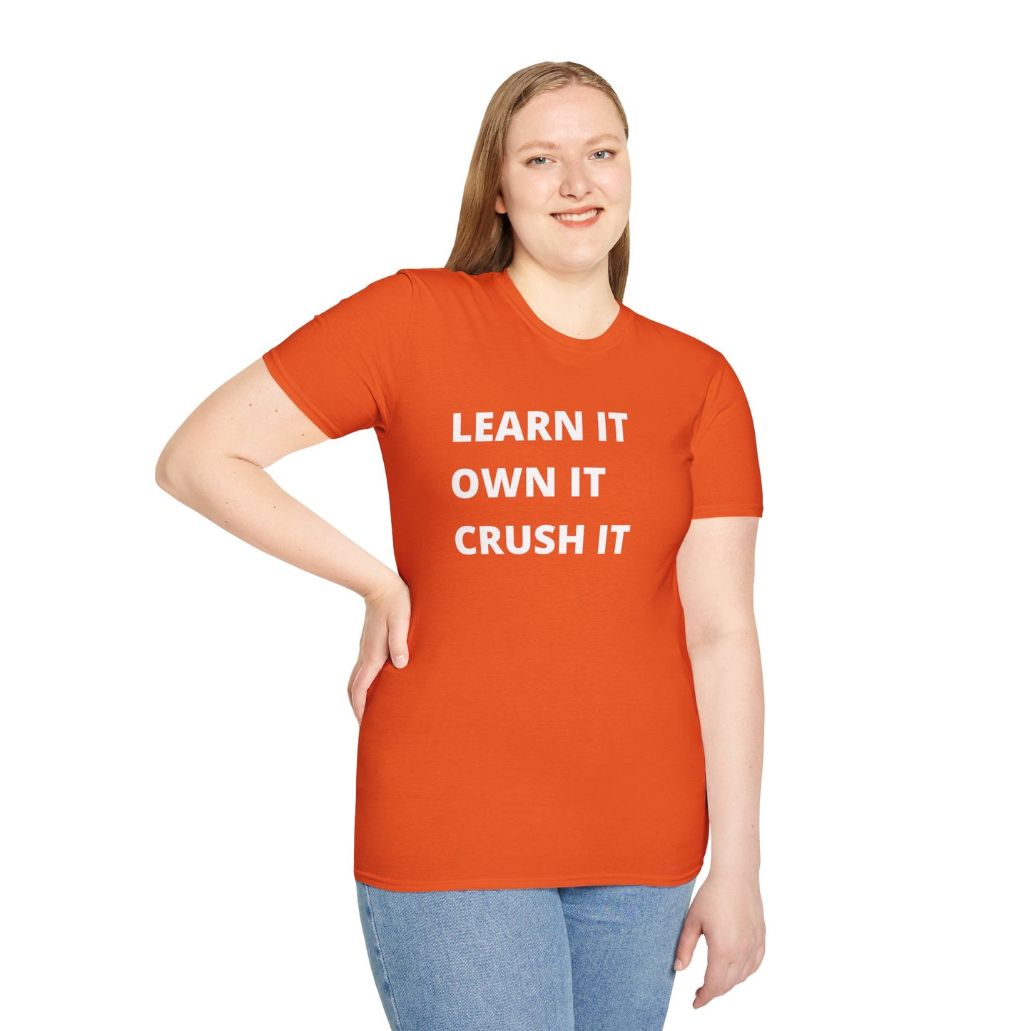 Learn, Own, Crush Unisex Softstyle T-Shirt