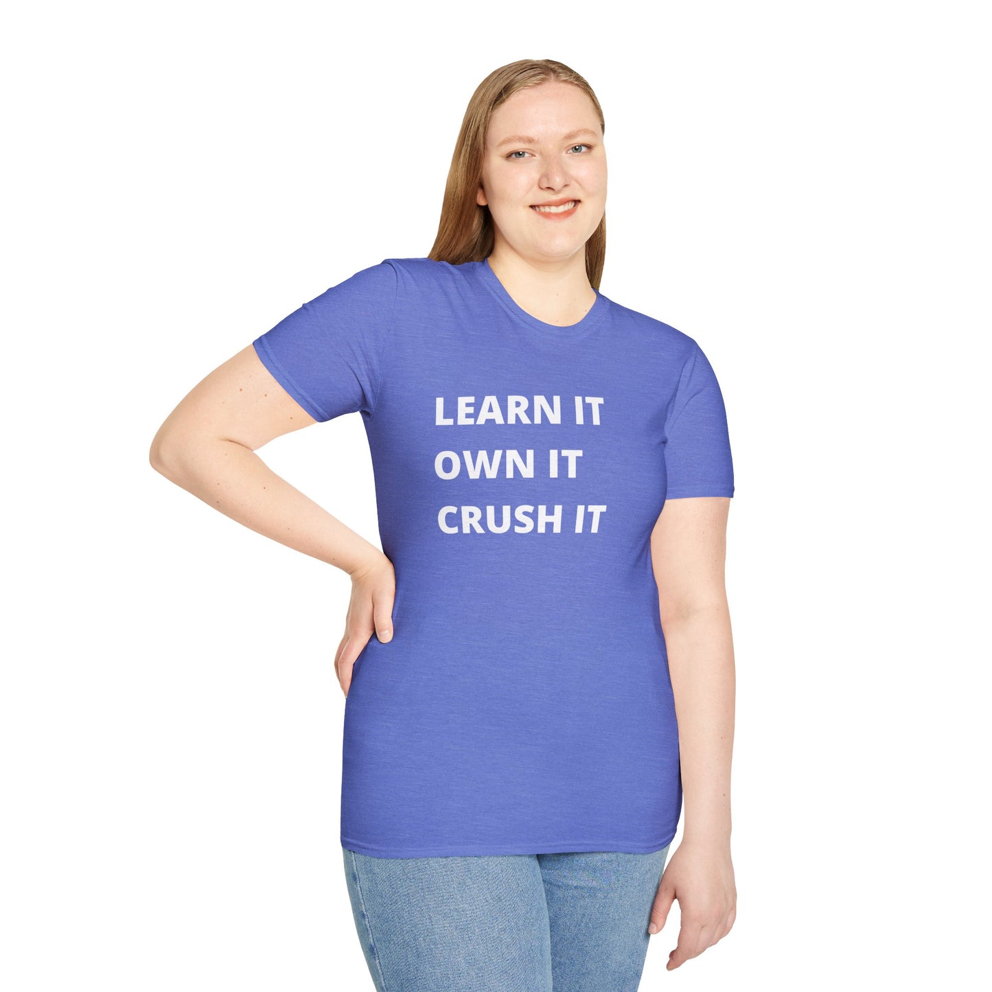 Learn, Own, Crush Unisex Softstyle T-Shirt