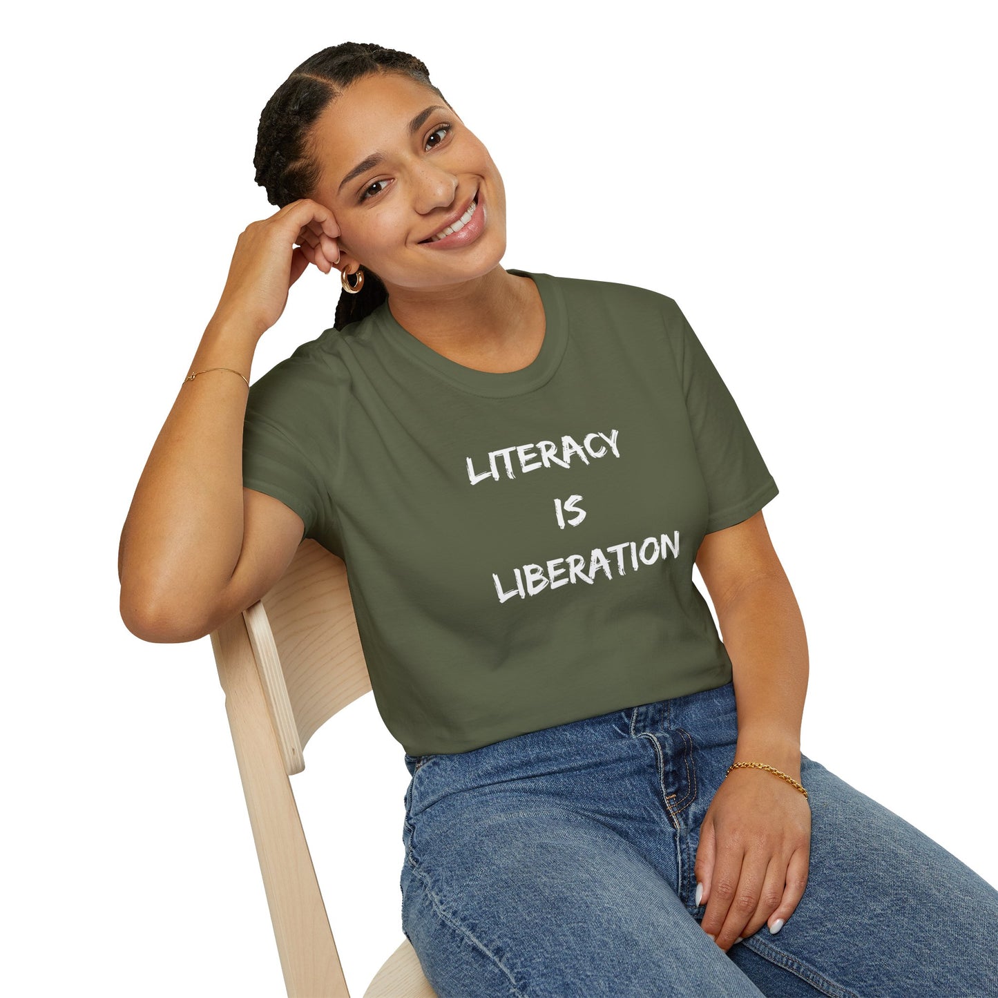 Literacy Is Liberation Unisex Softstyle T-Shirt